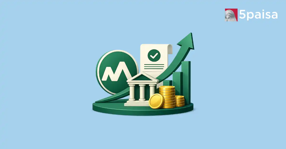 Moneyview IPO illustration with SEBI approval, bank and growth chart