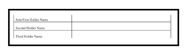 Holder Name