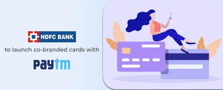 HDFC Bank to Launch Credit Cards with Paytm