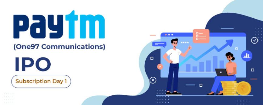 Paytm IPO - Subscription Day 1