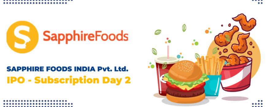Sapphire Foods India IPO - Subscription Day 2