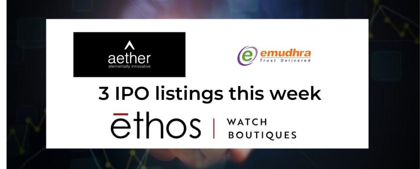 Three IPOs list on the bourses in this week