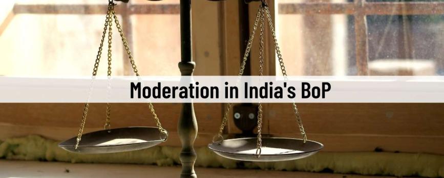 Moderation in India's BoP 