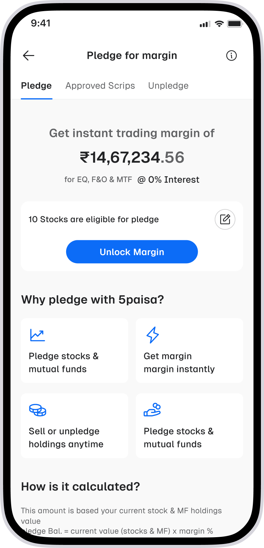 Pledge Feature