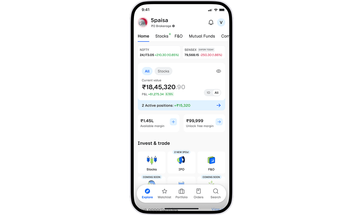 5paisa Mobile App