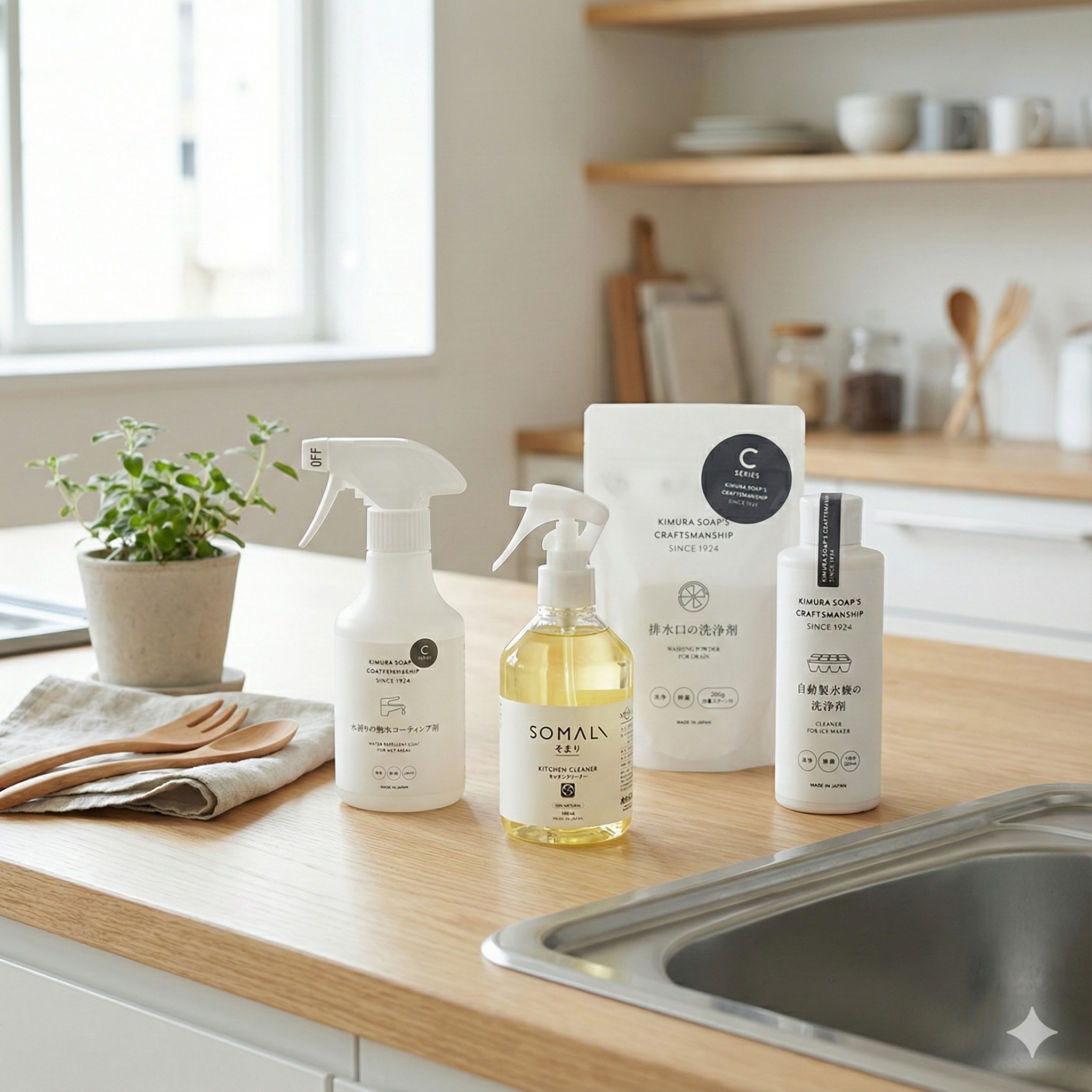 キッチンのお手入れ：汚れを落として、守る。心地よい台所のつくりかた