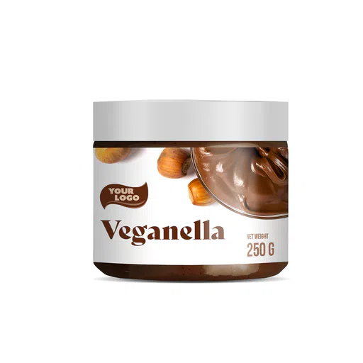 Private label amerpharma veganella spread in jar 250 g