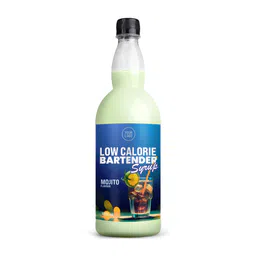 Private label amerpharma low calorie bartender syrup authentic drink flavors in pet bottle 1000 ml flavour mojito