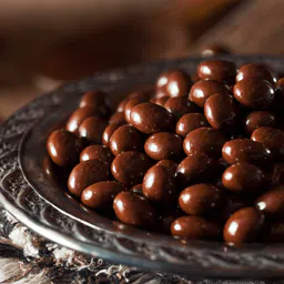 Peanuts in no added sugar chocolate, palm oil free, amerpharma private label