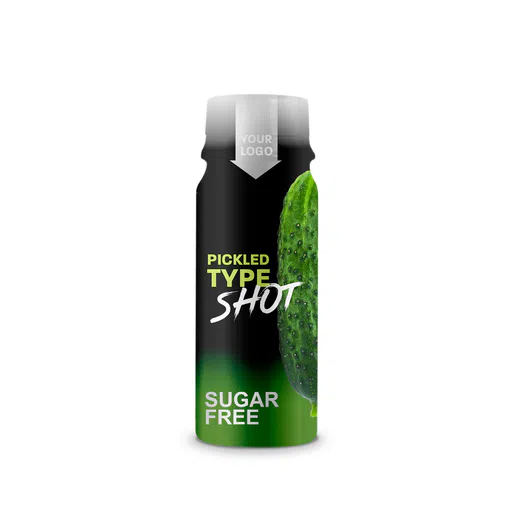 Private label amerpharma pickled type shot sugar-free in pet bottle 60 ml