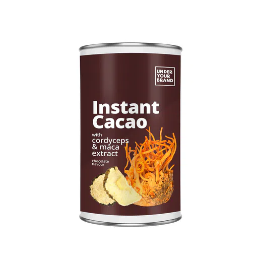 Amerpharma Private Label Cacao with cordyceps and maca extract chocolate flavour