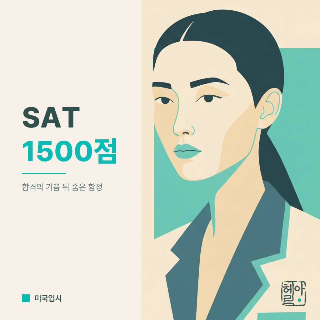 SAT 1500점, ED 합격의 숨겨진 덫