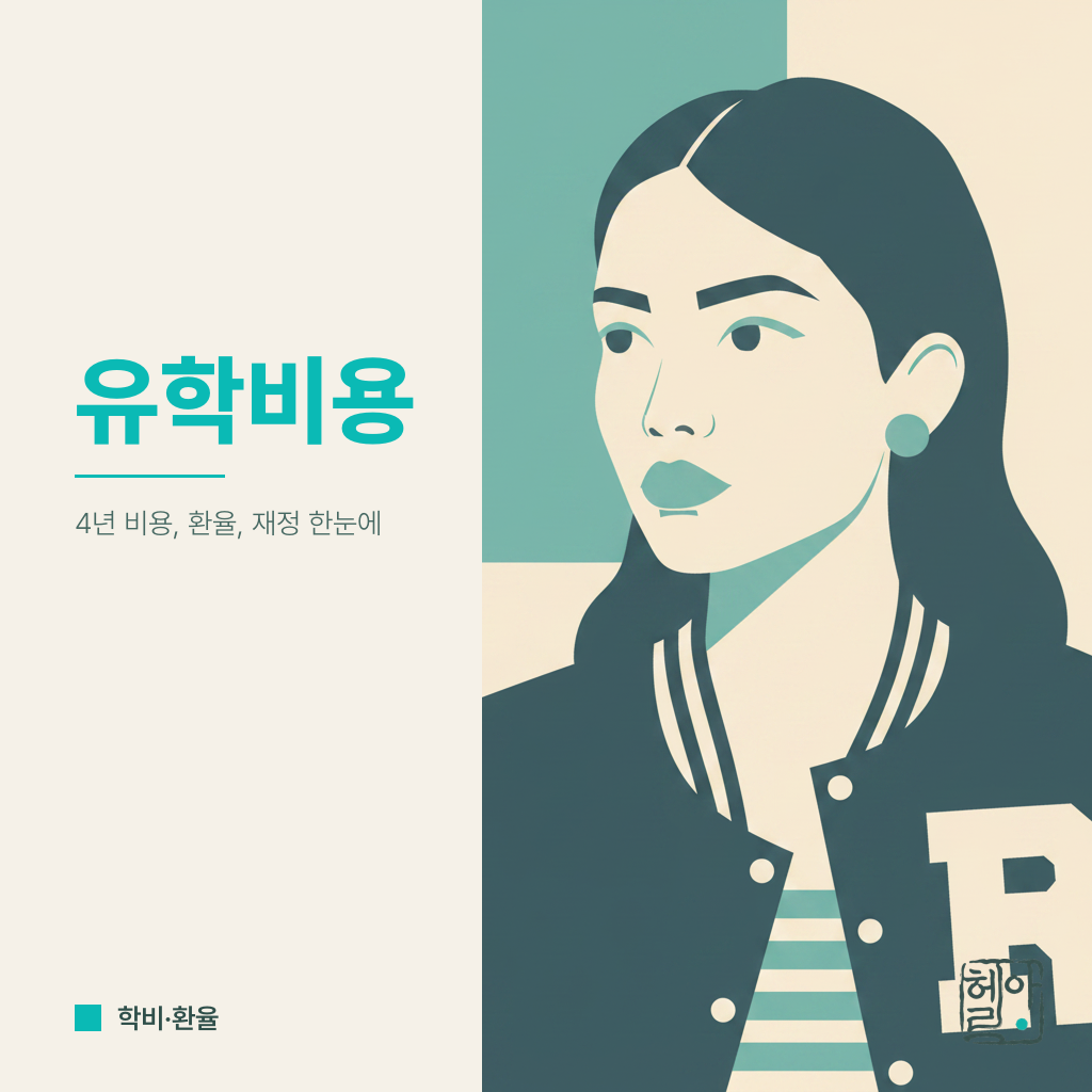 유학 비용과 재정보조 총정리: 4년 총비용, 환율, 재정보조 한눈에