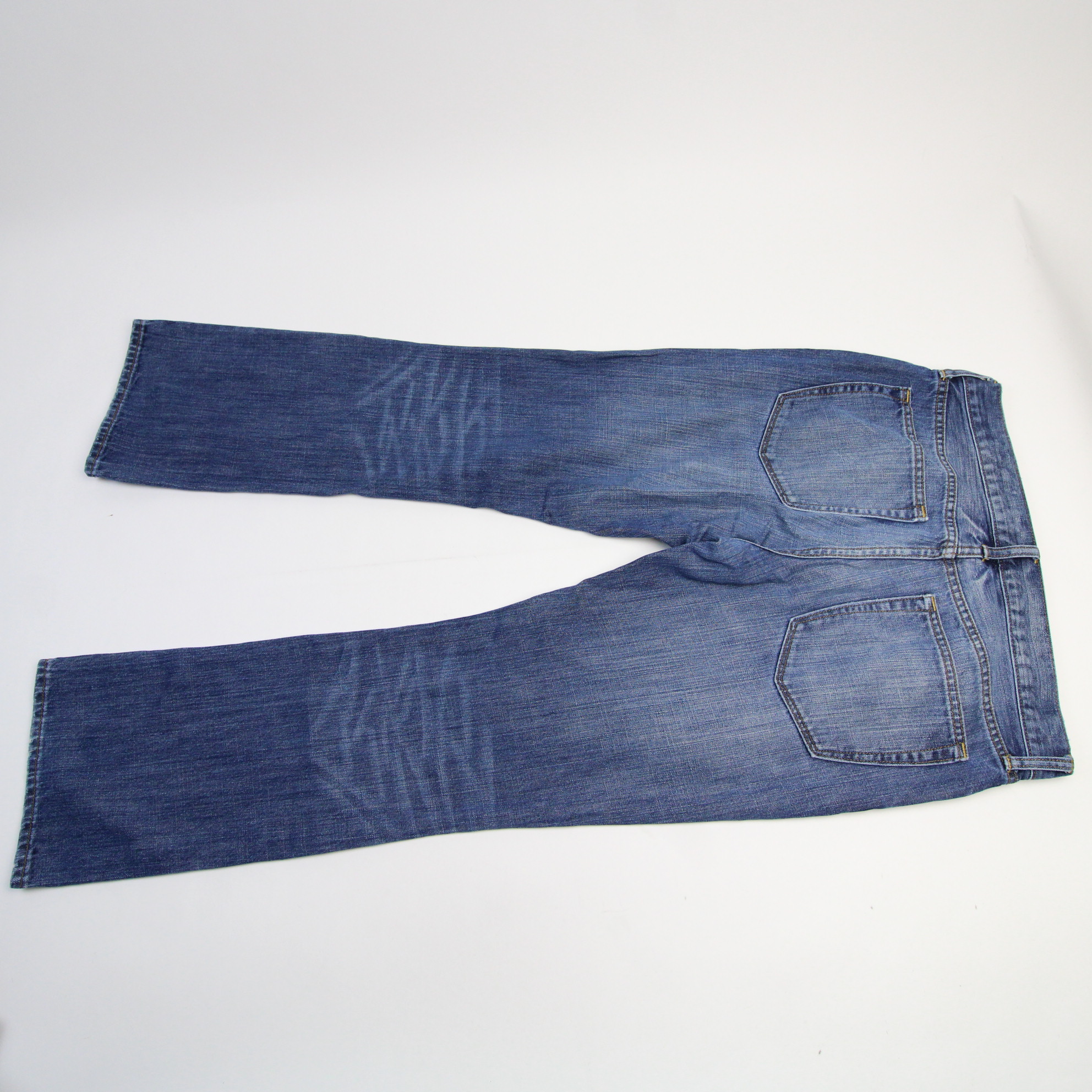 Gap Jeans Men's 33x32 Straight Blue Denim Used | eBay