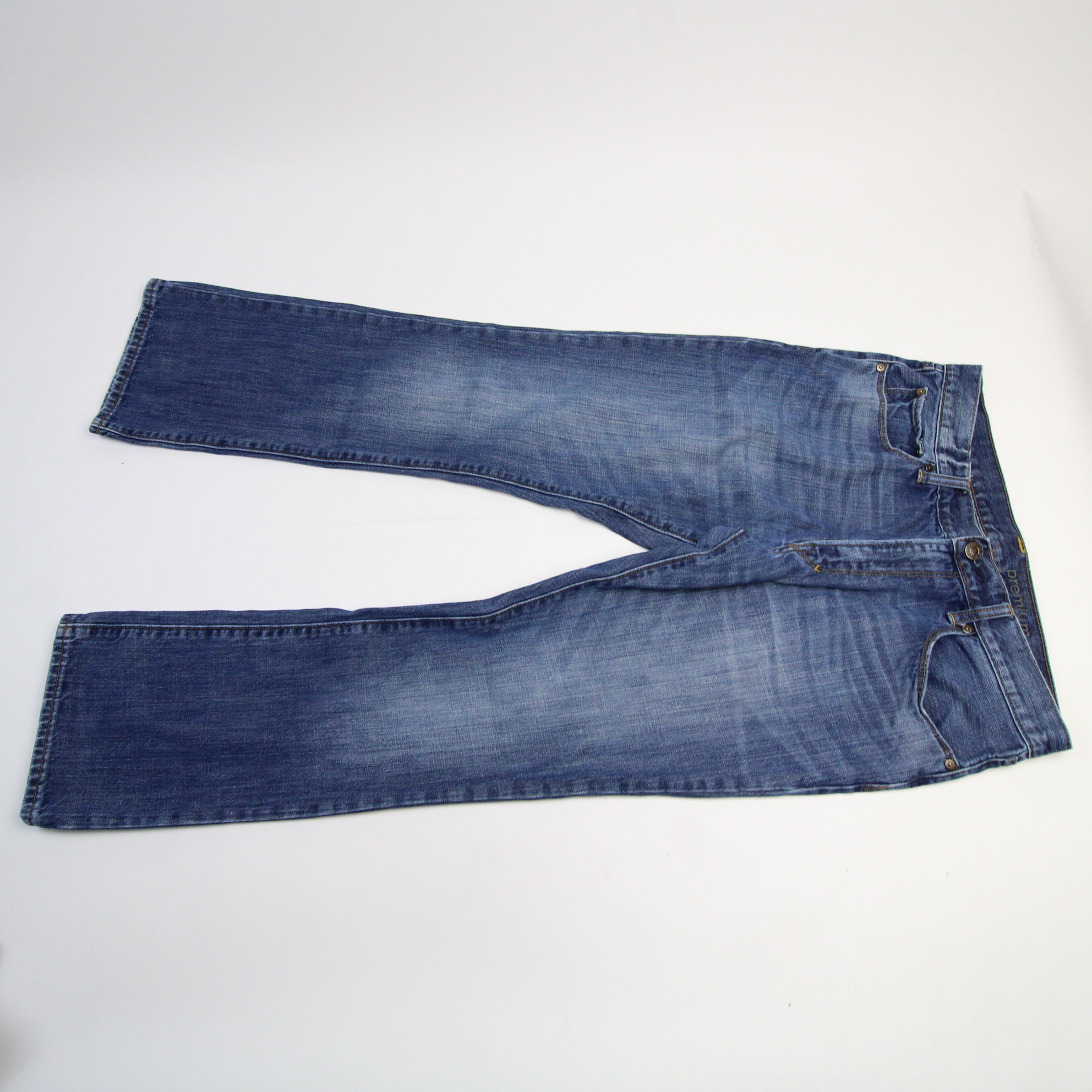 Gap Jeans Men's 33x32 Straight Blue Denim Used | eBay