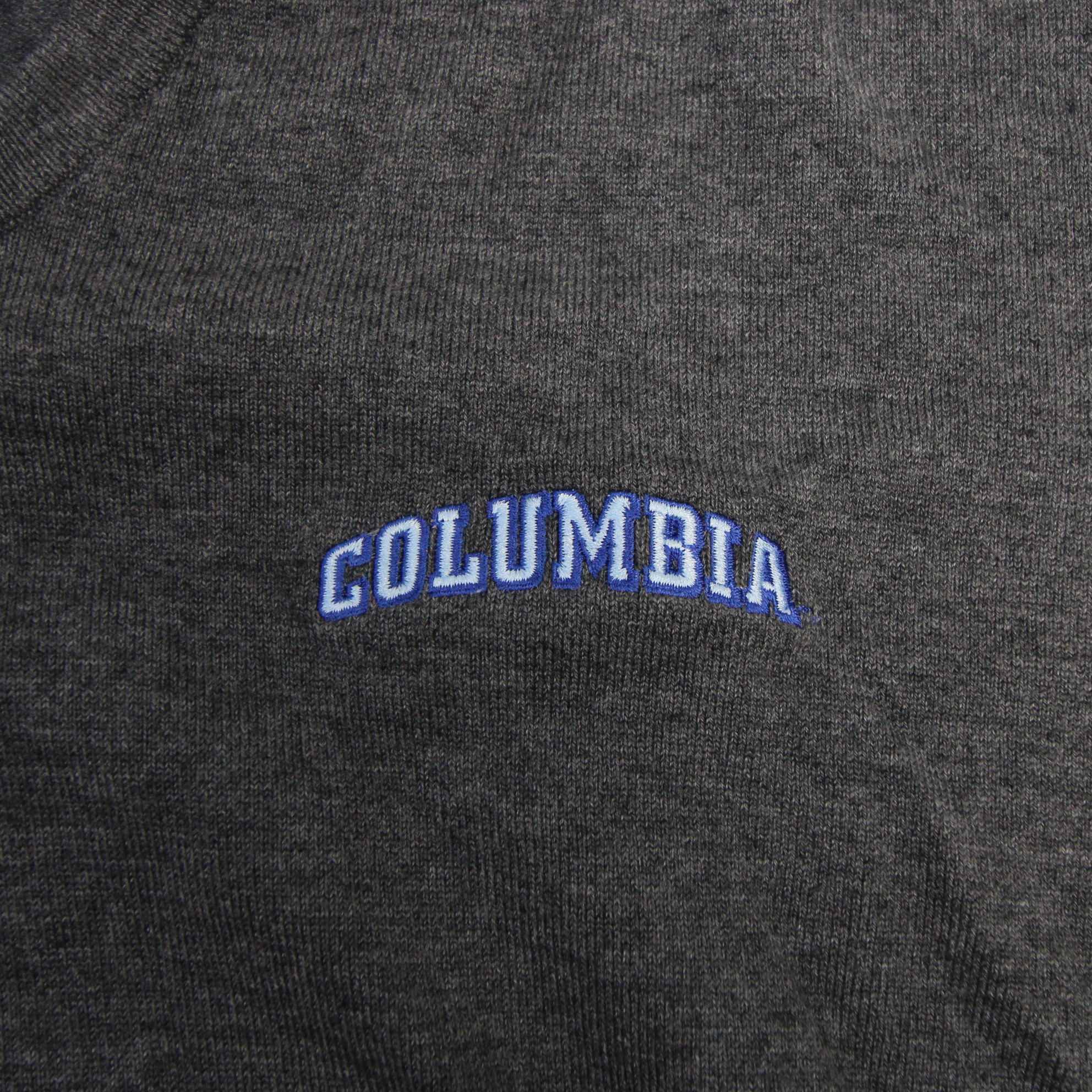 Columbia Lions Edwards Garment Sweater Men's Dark Gray Used