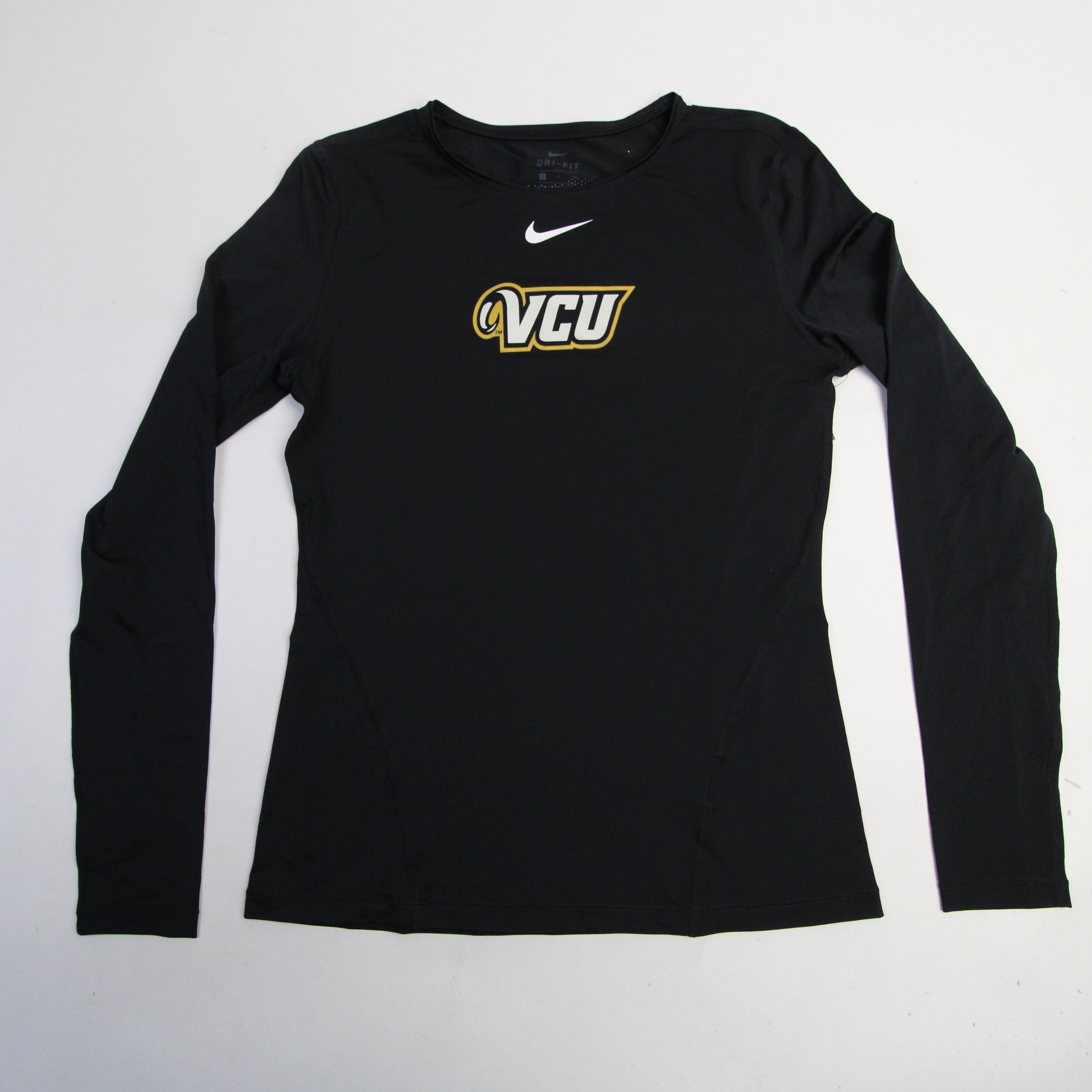 VCU Rams Nike Dri-Fit Long Sleeve Shirt Women's Black New