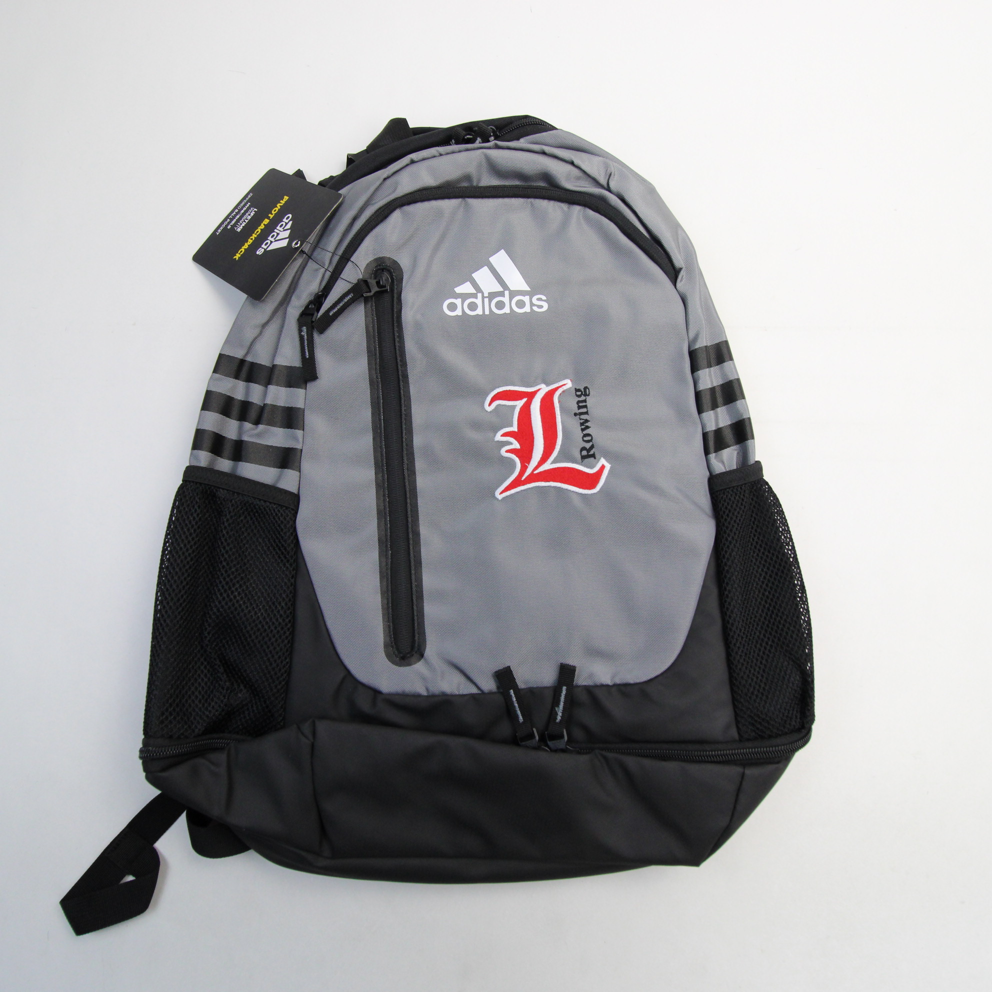 Louisville Cardinals adidas Hydroshield Bag - Backpack Unisex Gray/Black New
