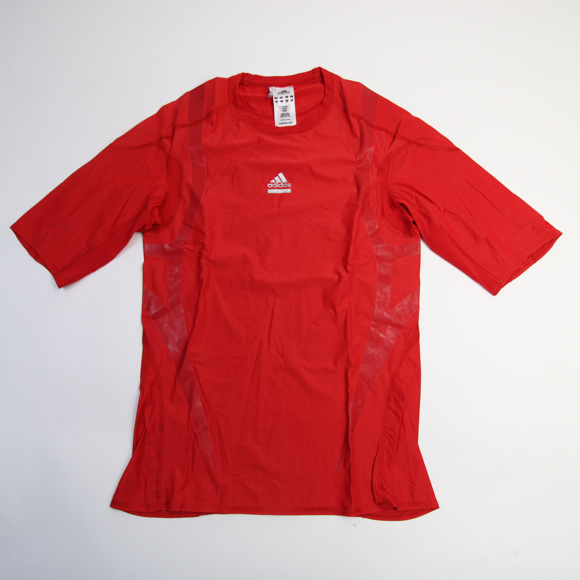 adidas Techfit Compression Top Men's Red Used