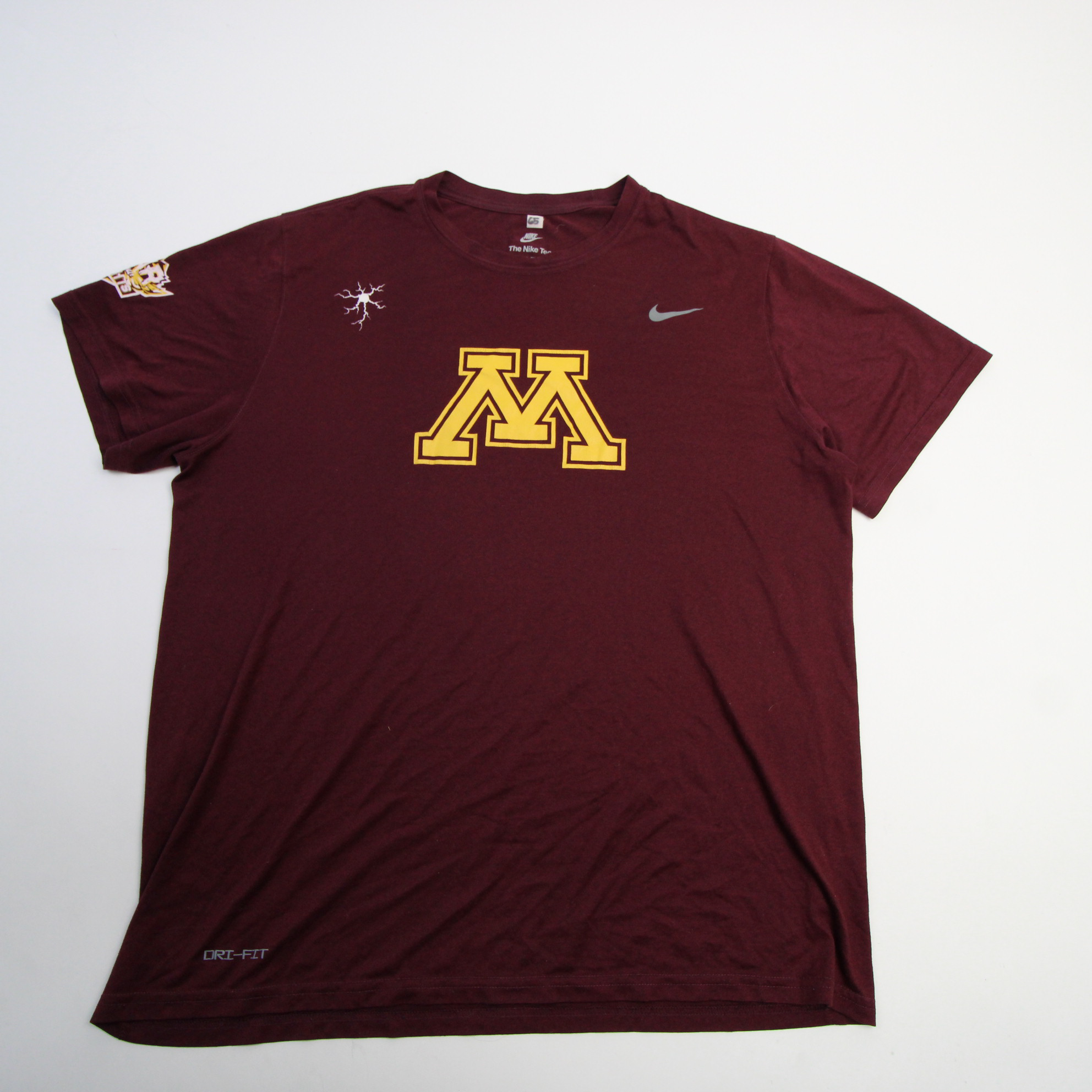 Minnesota Golden Gophers Nike Dri-Fit Short Sleeve Shirt Men's Maroon ...