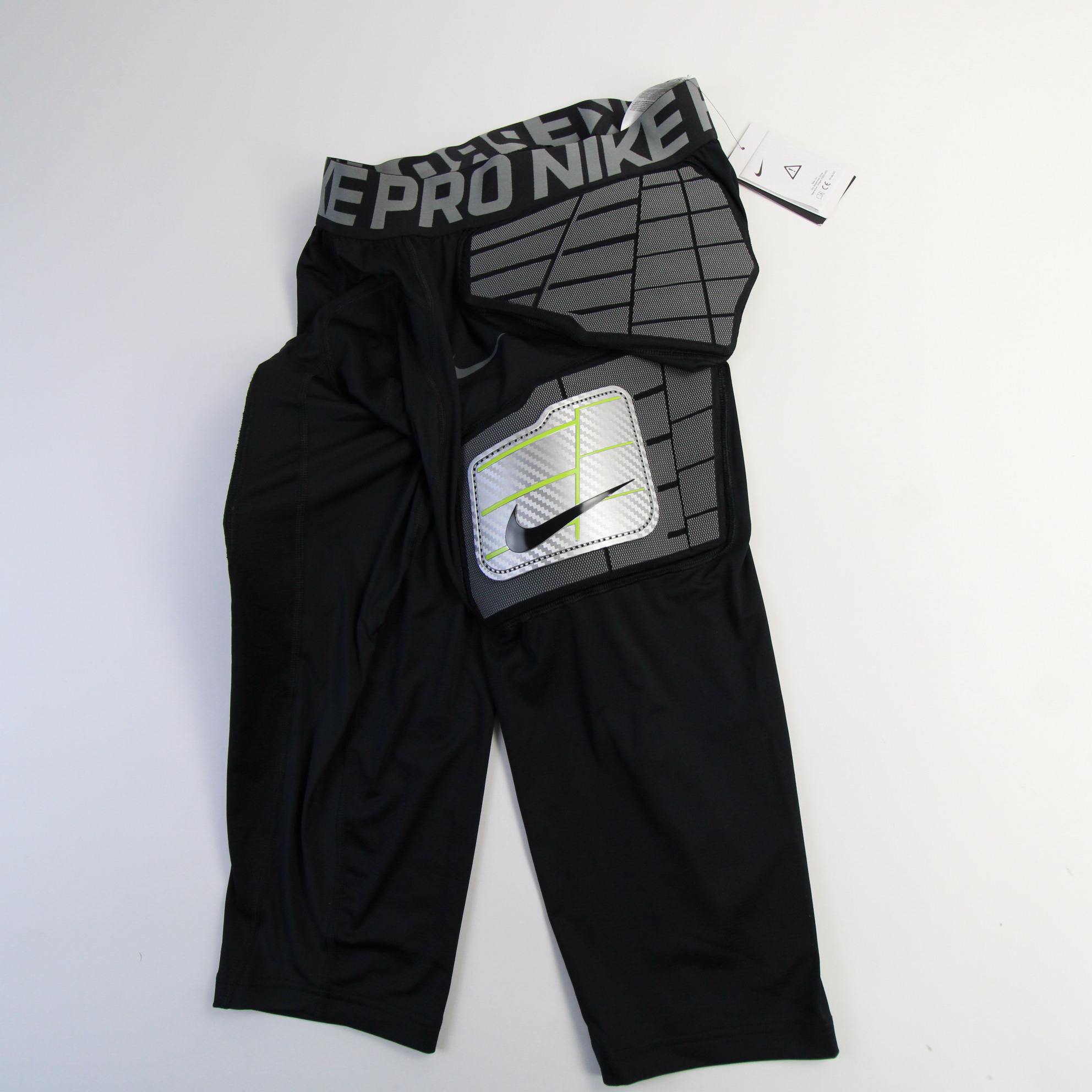 Nike Pro Hyperstrong Padded Compression Pants Men's Black/Gray New