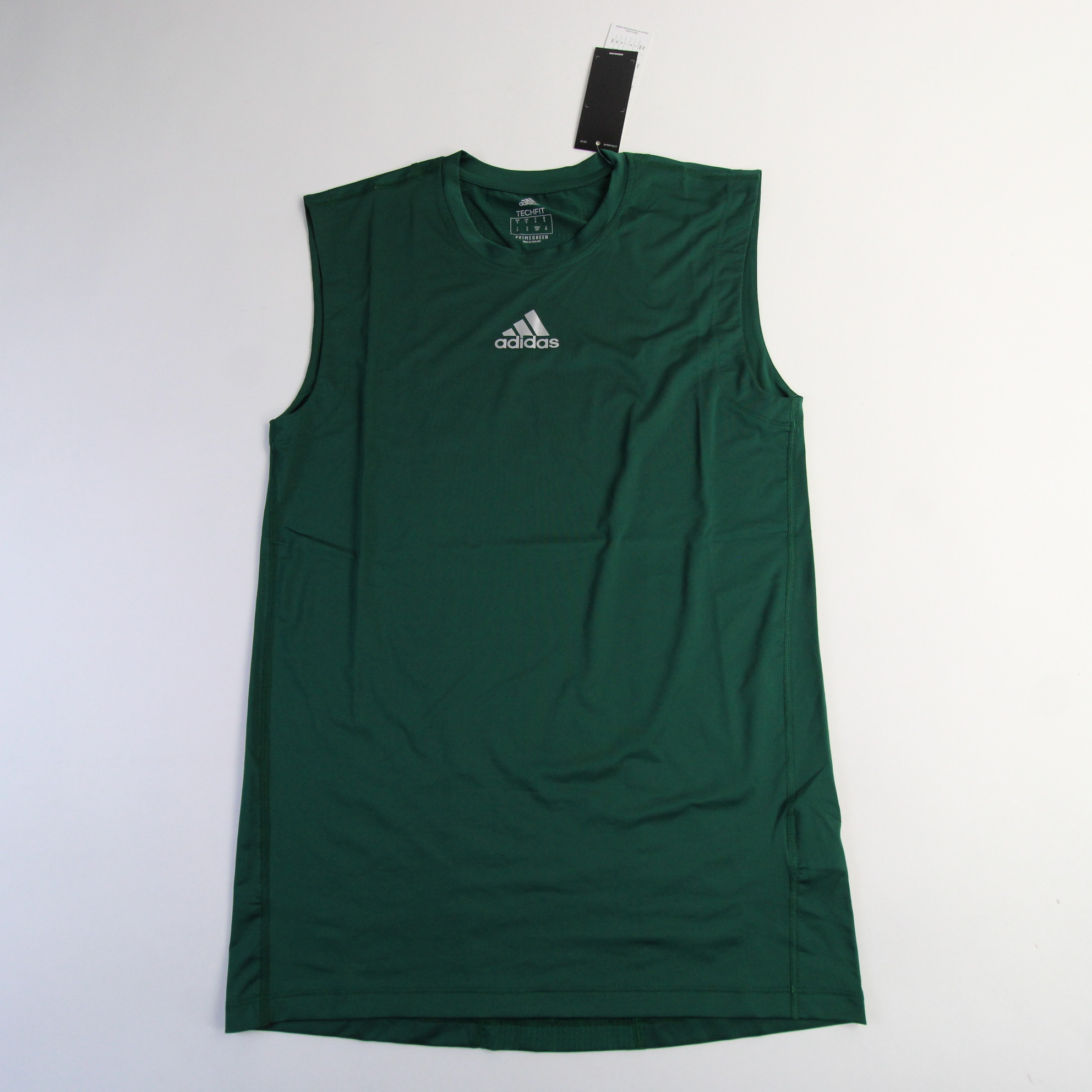 adidas Techfit Compression Top Men's Green New with Tags