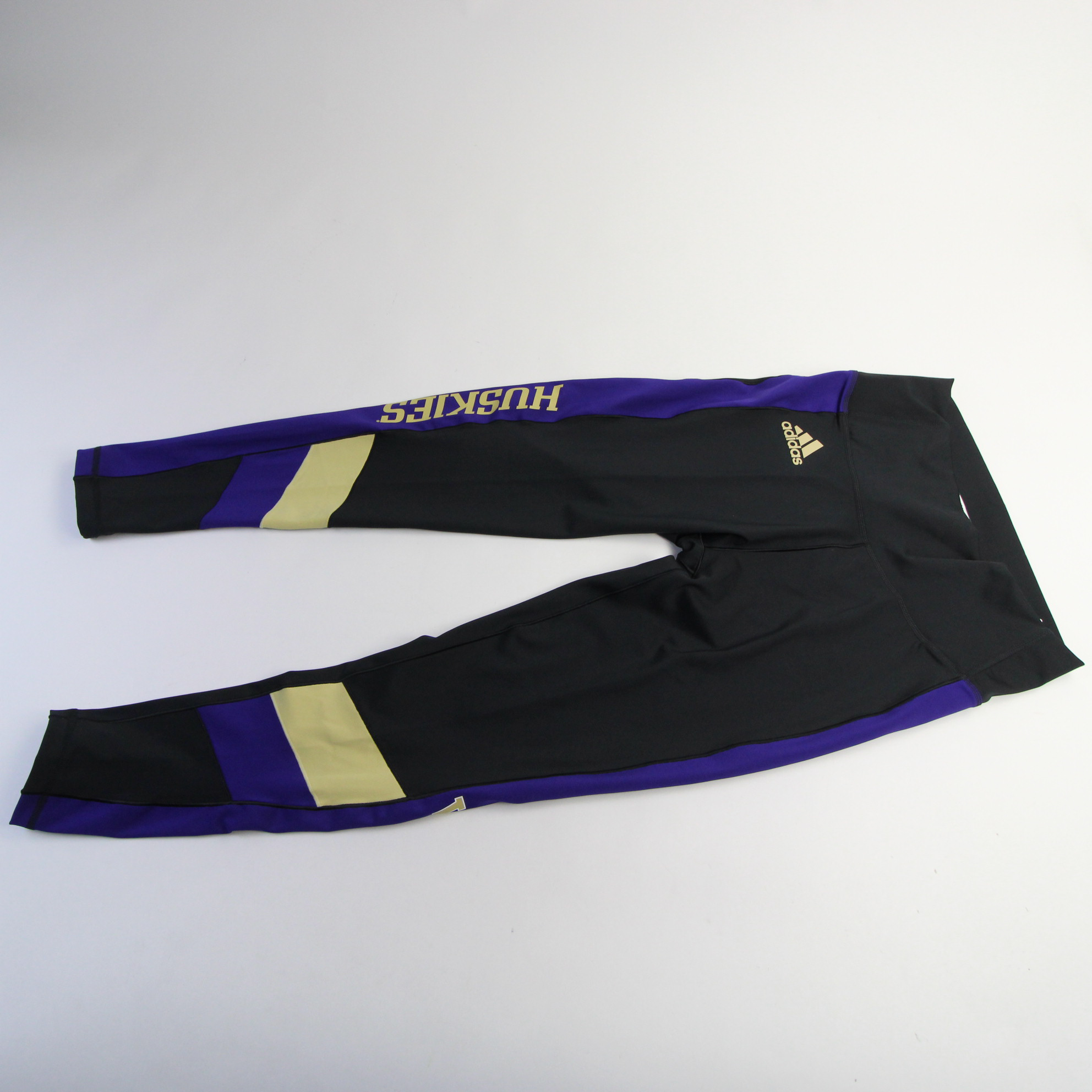 adidas Women's Washington Huskies Black Stadium Training 7/8 Leggings