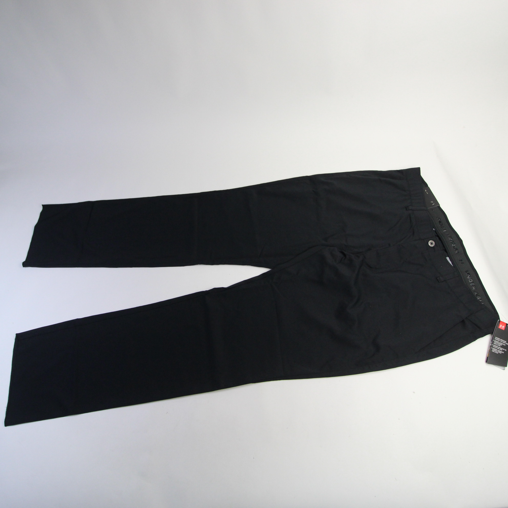 Under Armour Dress Pants Men's 40 42 Black Straight Golf Solid New with ...