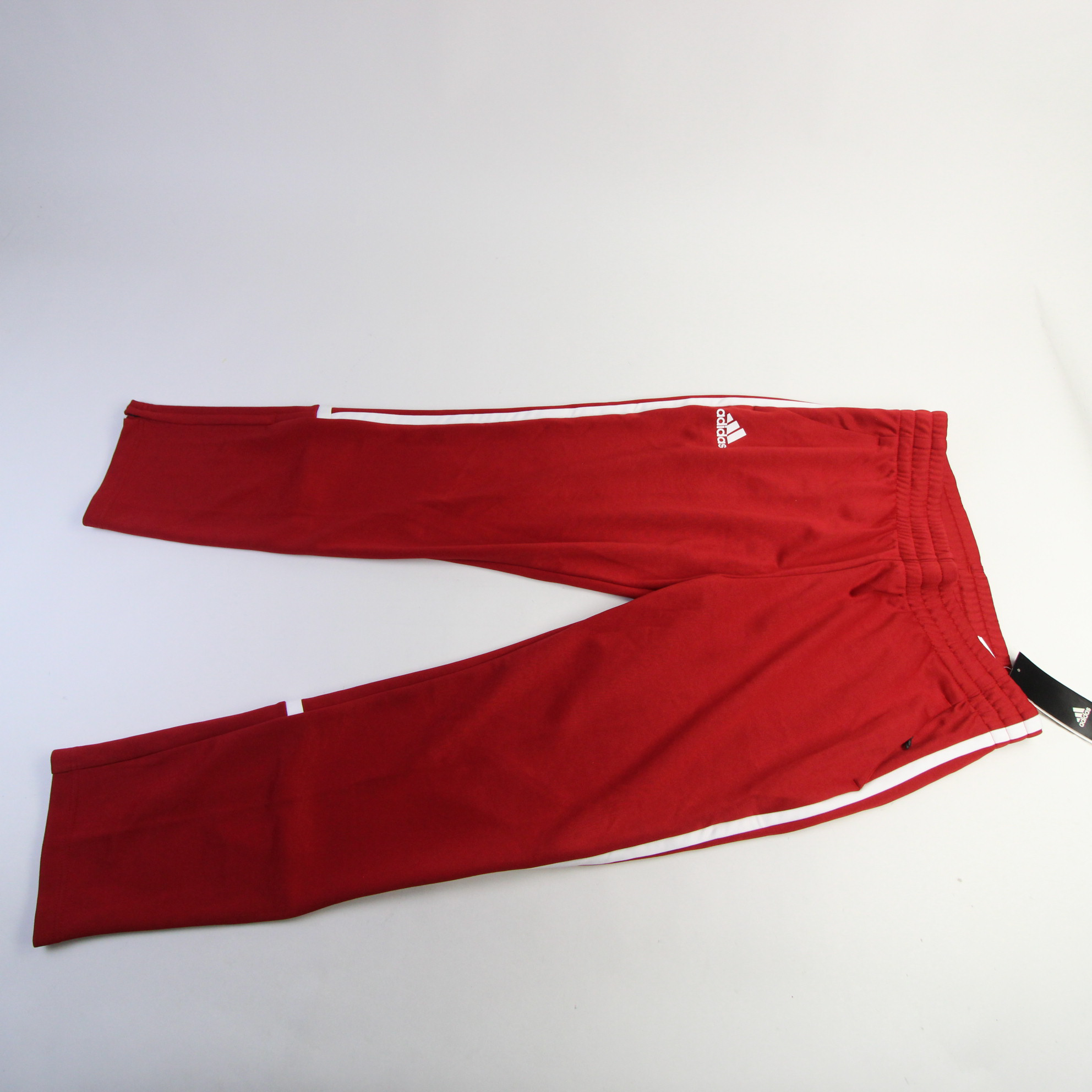 adidas Aeroready Athletic Pants Women's M MT L LT Red White Gym New ...