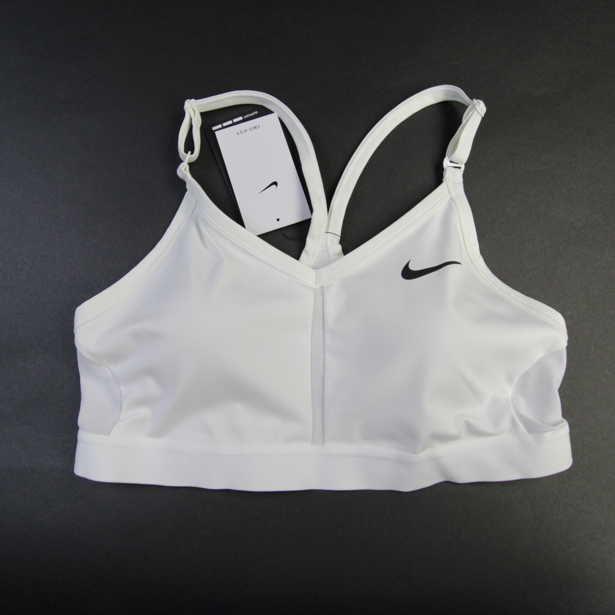 Nike Dri-Fit Sports Bra Women's White New with Tags