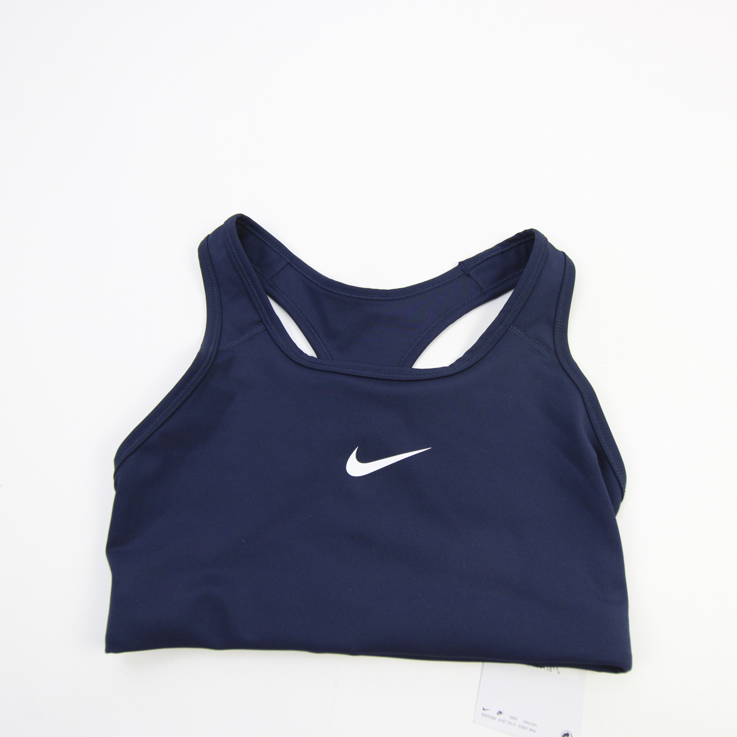 Swoosh High Support Non-Padded Adjustable Sports Bra by Nike Online, THE  ICONIC