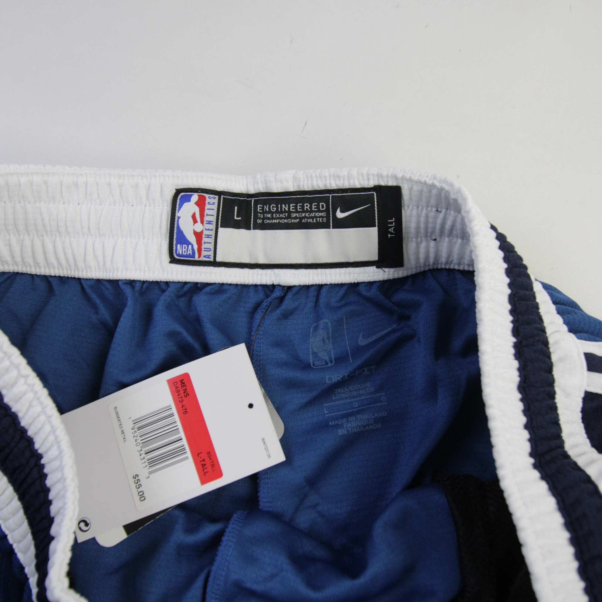Minnesota Timberwolves Nike NBA Authentics Dri-Fit Athletic Shorts Men ...