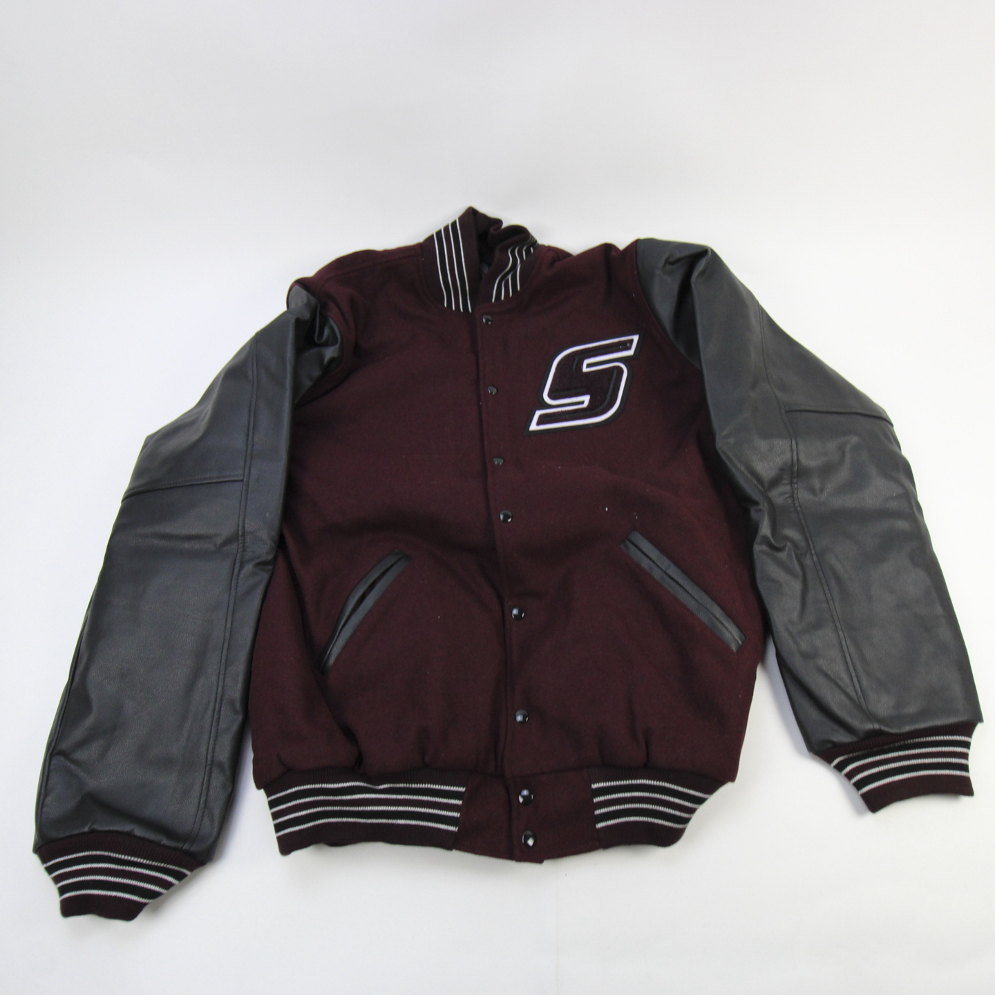 Southern Illinois Salukis Varsity Athletic Jacket Men's Maroon/Black New