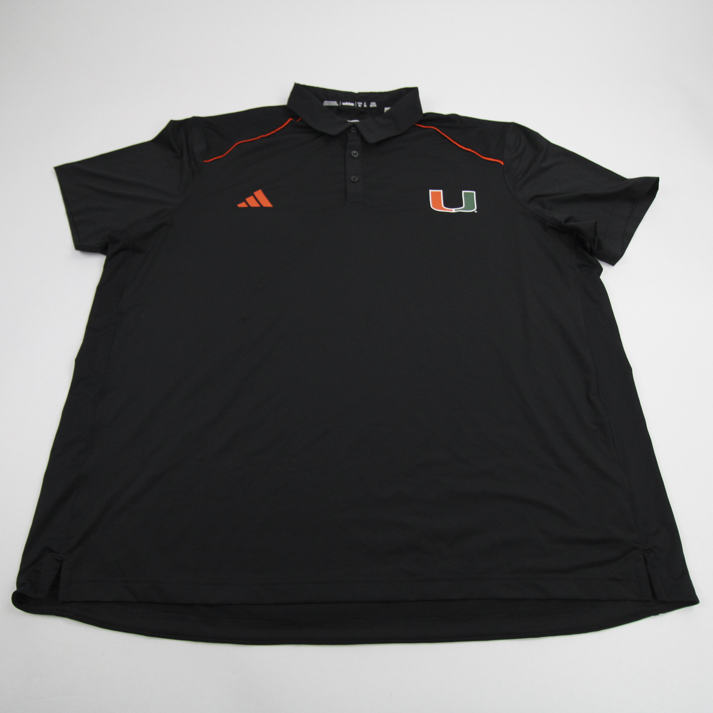 Miami Hurricanes Adidas Polo Herren schwarz gebraucht - Bild 2 von 9