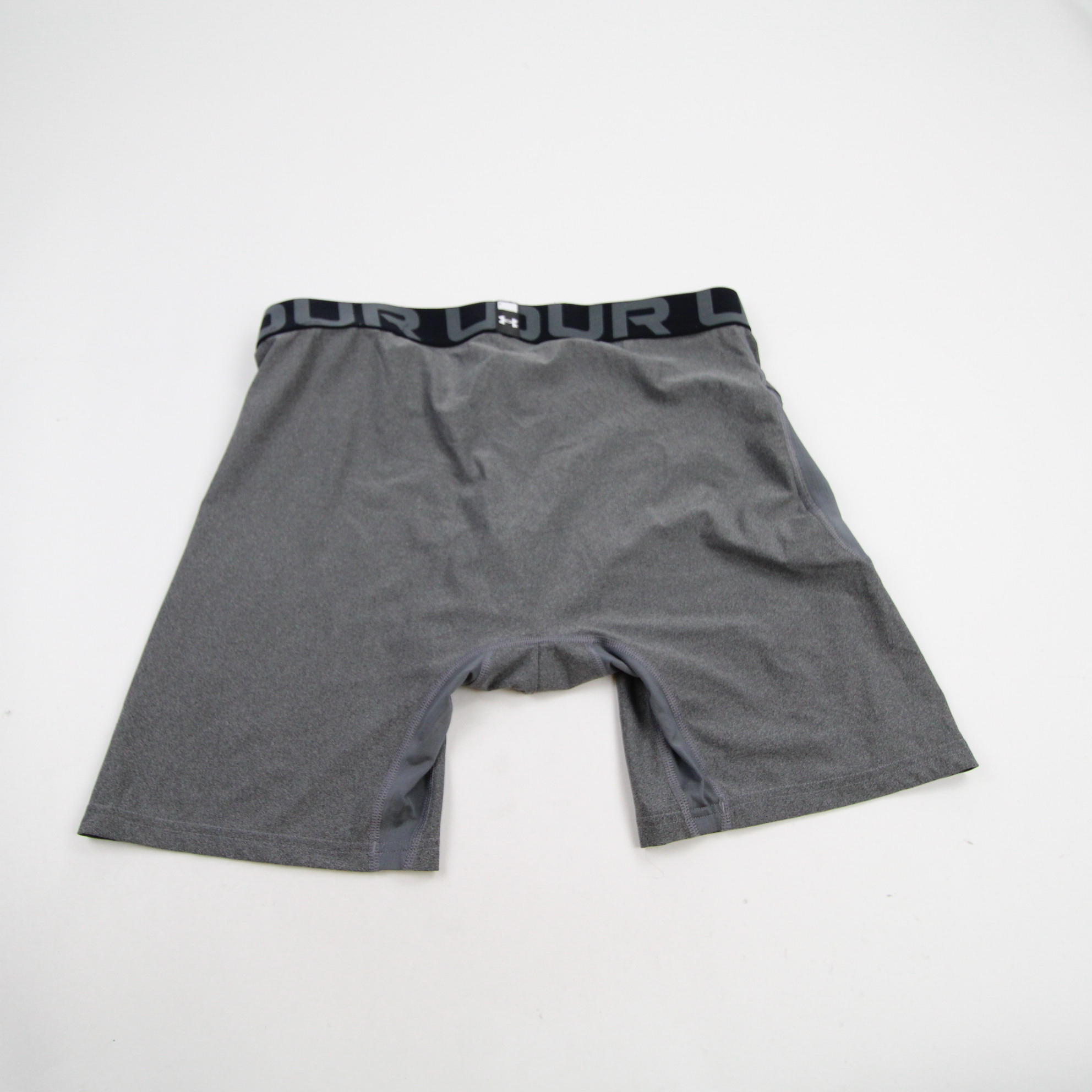 Under Armour HeatGear Compression Shorts Men's Dark Gray Used - Picture 3 of 5
