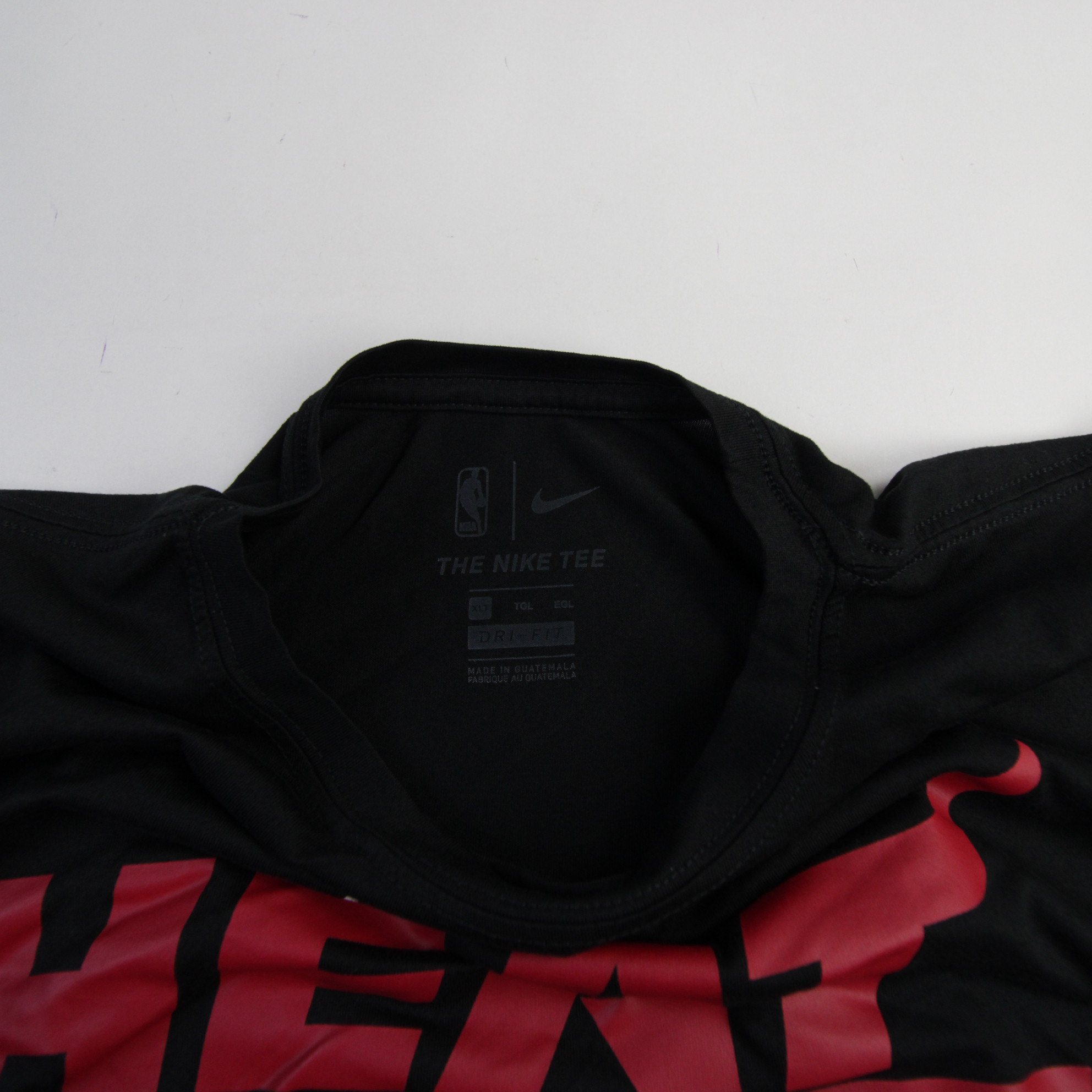 Miami Heat Nike NBA Authentics Dri-Fit Long Sleeve Shirt Men's Black New  2XL