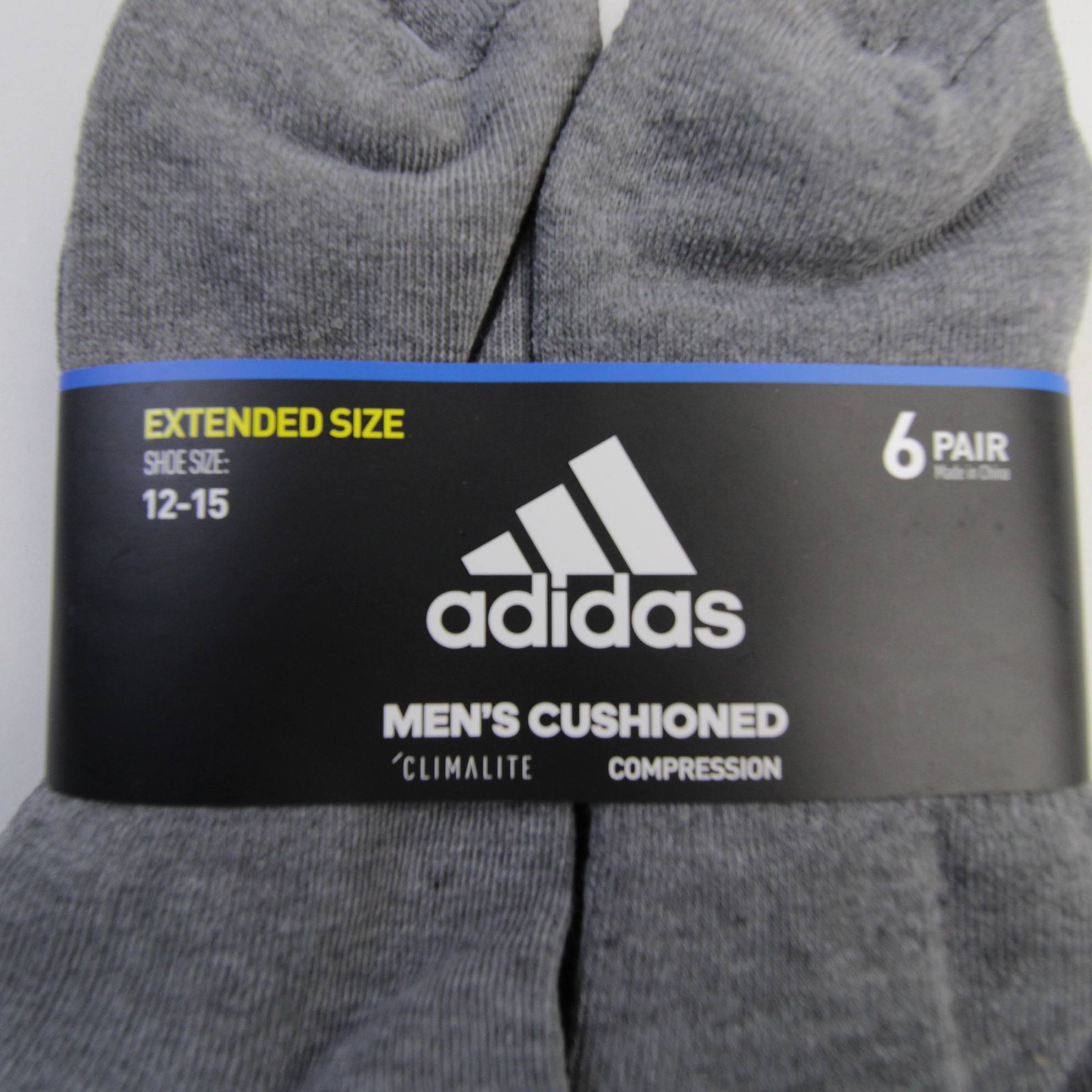 adidas Climalite Socks Men's Gray New with Tags | eBay