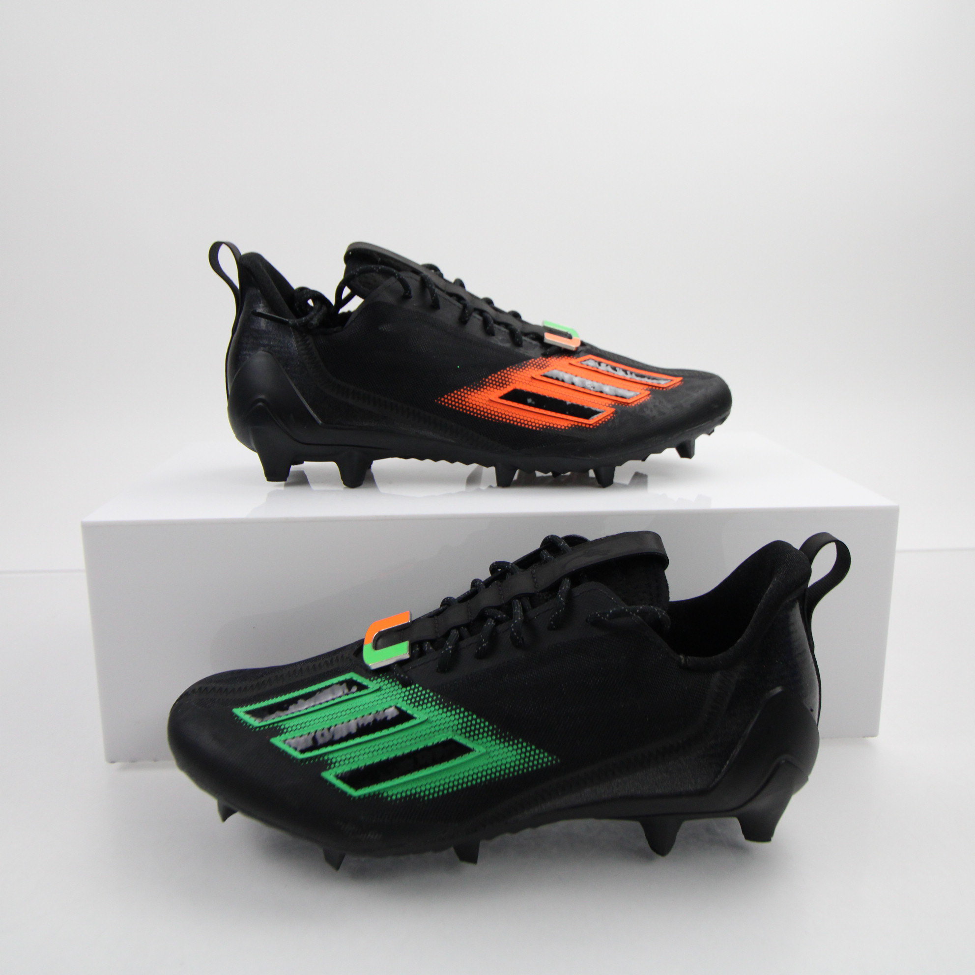 Miami Hurricanes adidas adizero Football Cleat Men's Black