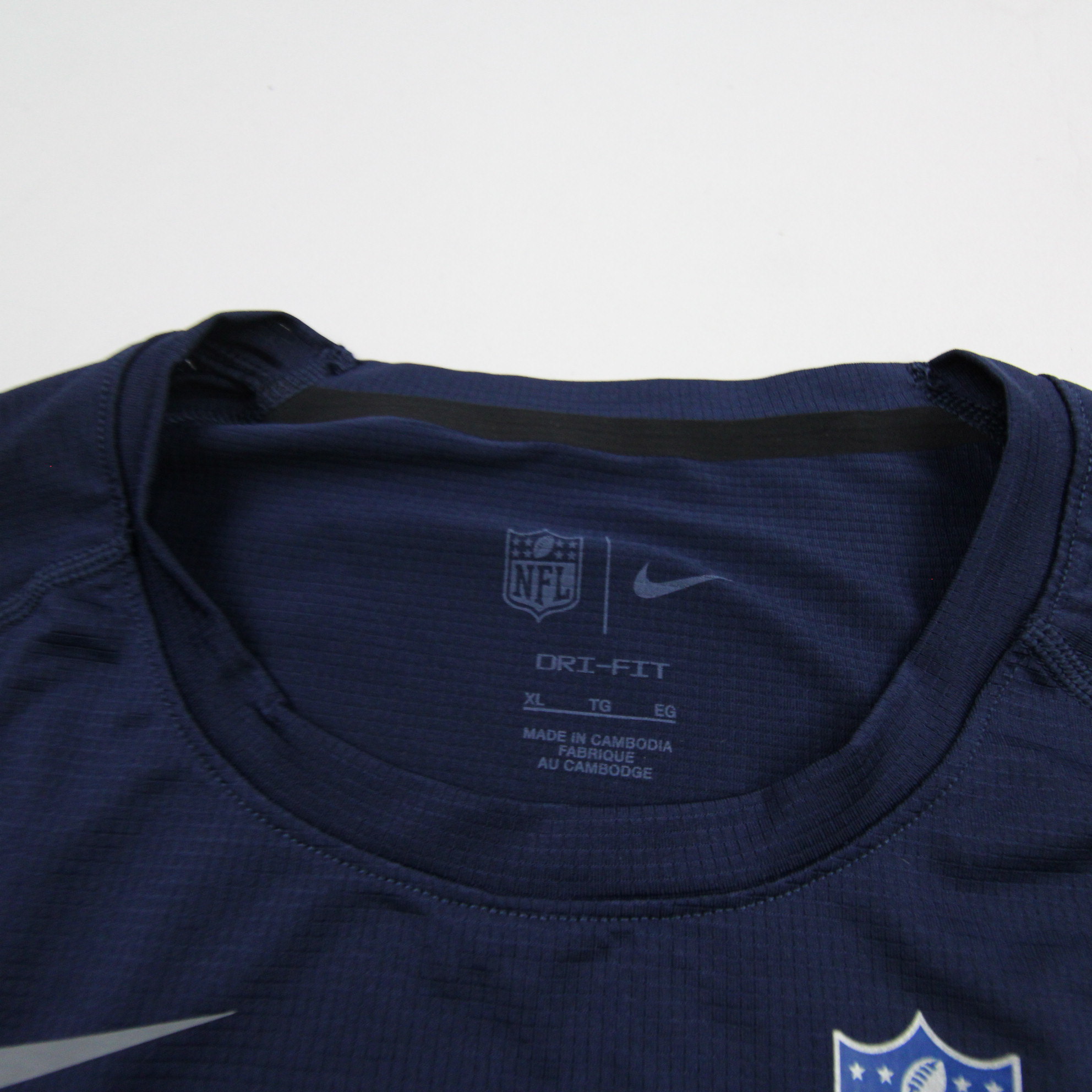 Nike NFL On Field Dri-Fit Long Sleeve Shirt Men's Navy New without