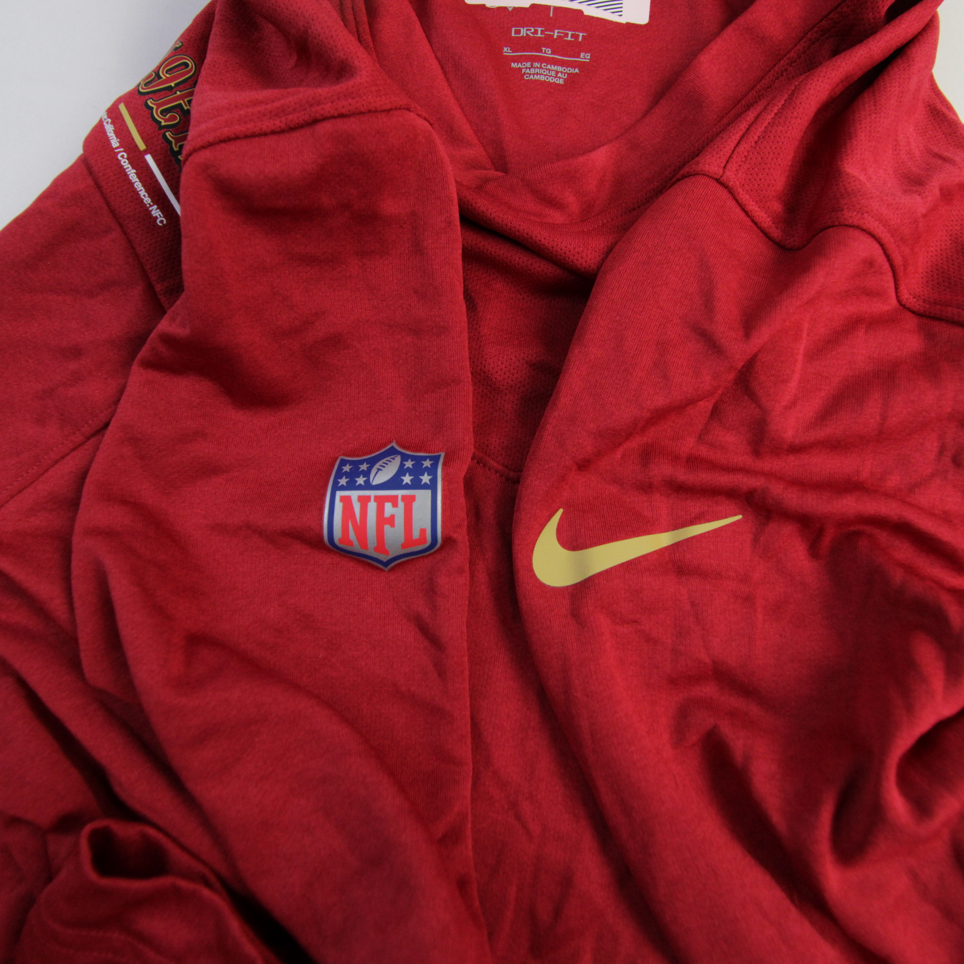 San Francisco 49ers Men's Nike NFL Long-Sleeve Top.