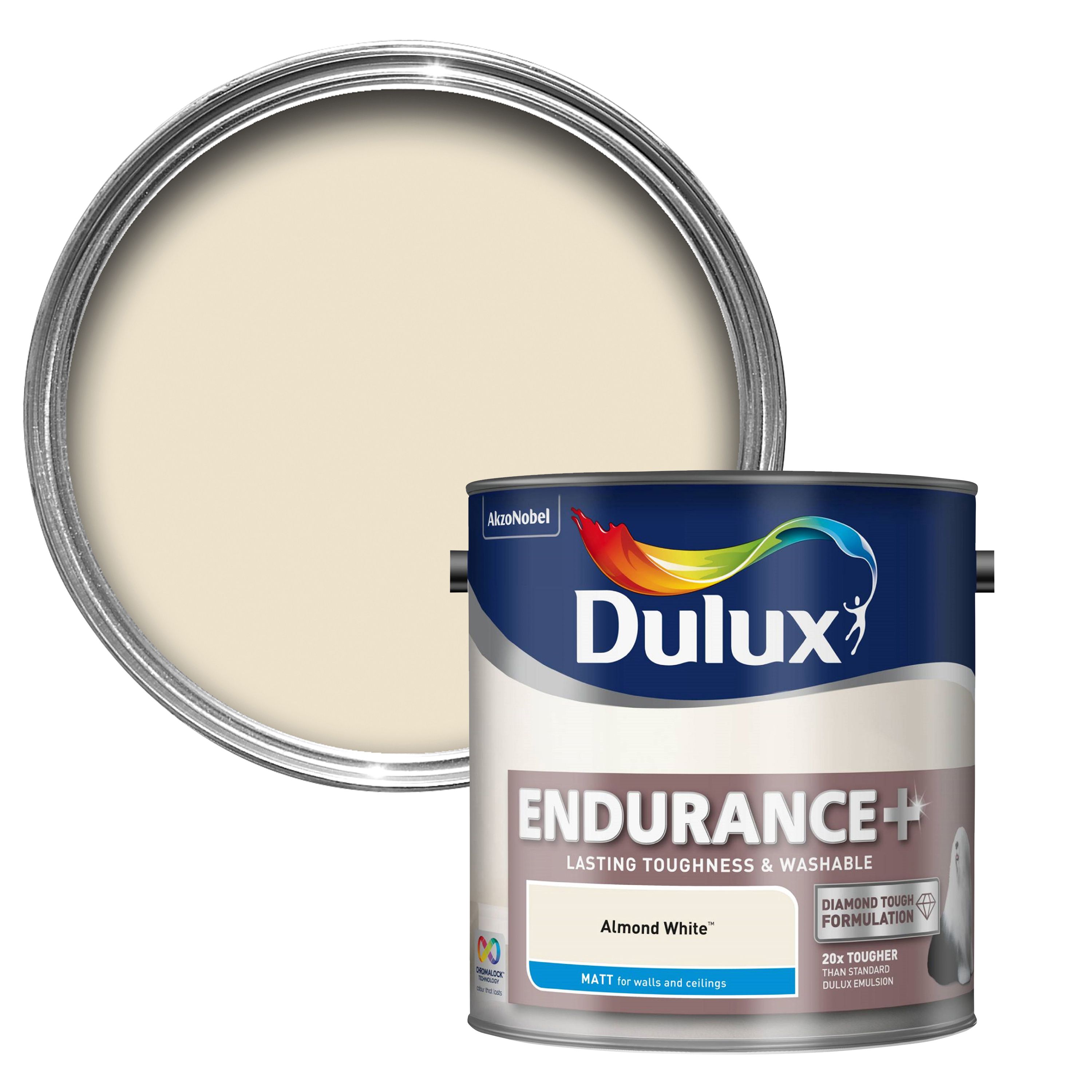 Endurance Almond White Matt Paint 2.5L