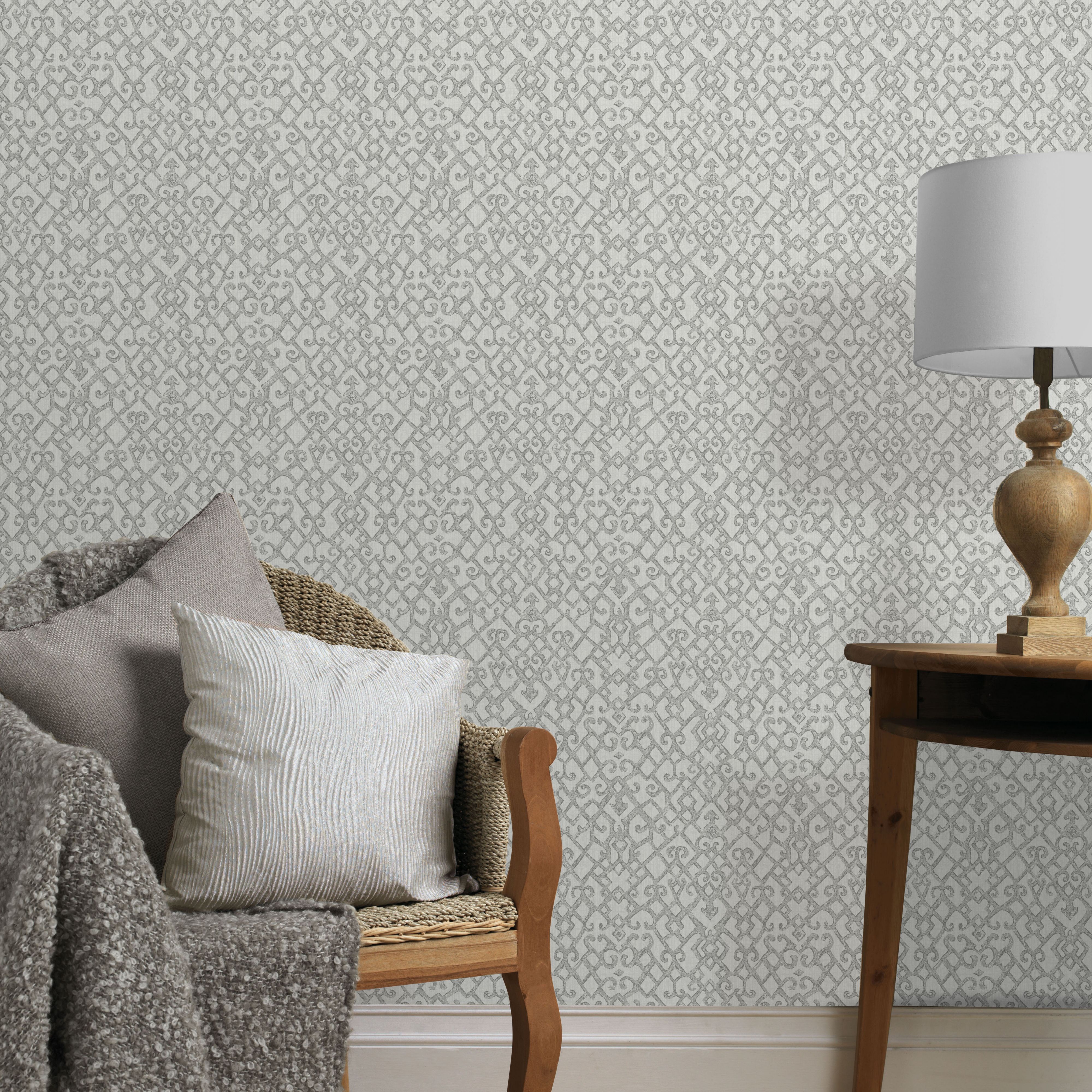 Fine Decor Camden Stitch Grey Wallpaper FD42990 - Faux Suede Leather Effect  | eBay
