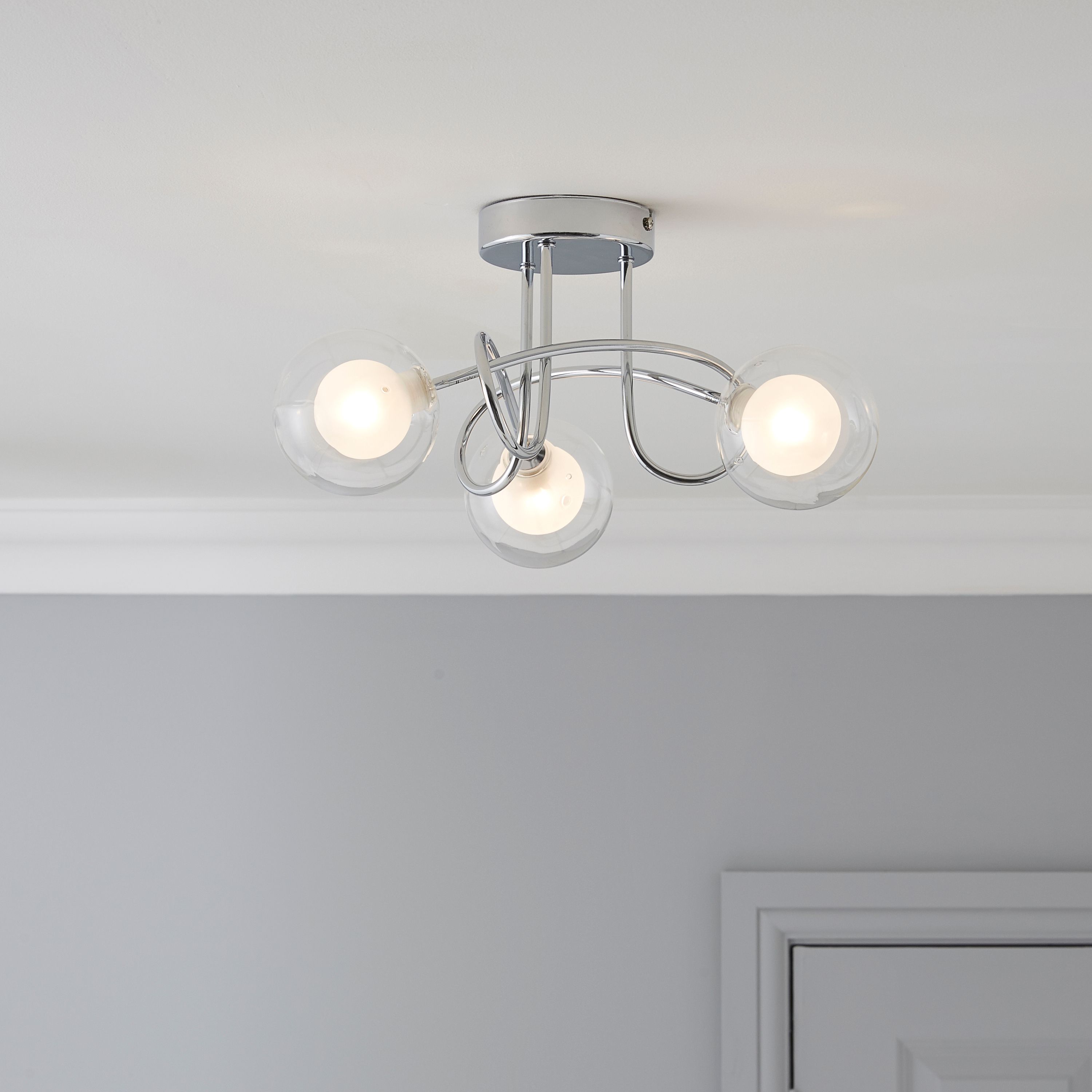 3 lamp ceiling light