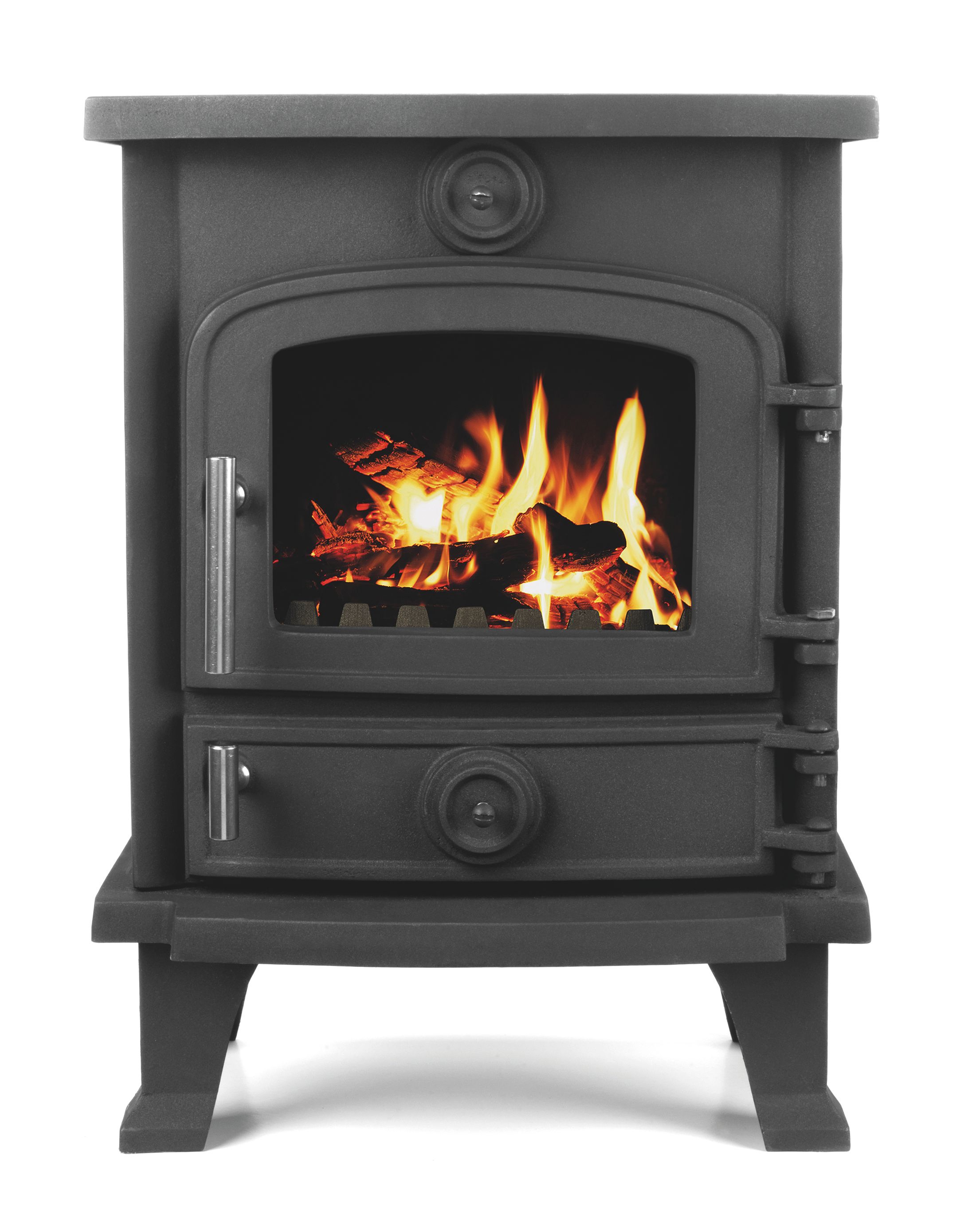 NRG Defra 5KW Multifuel Woodburning Stove Eco Design WoodBurner High  Efficiency Fireplace