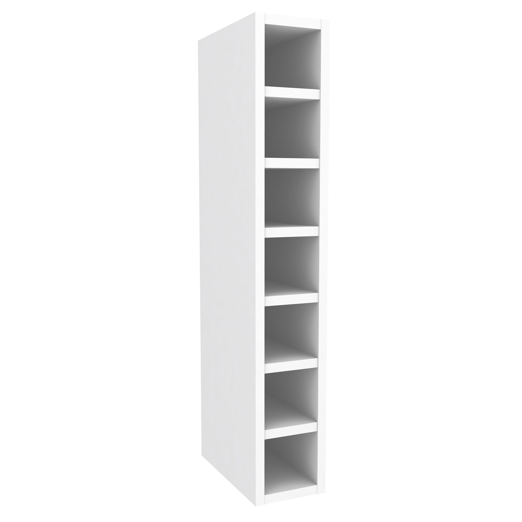 tall white shoe storage