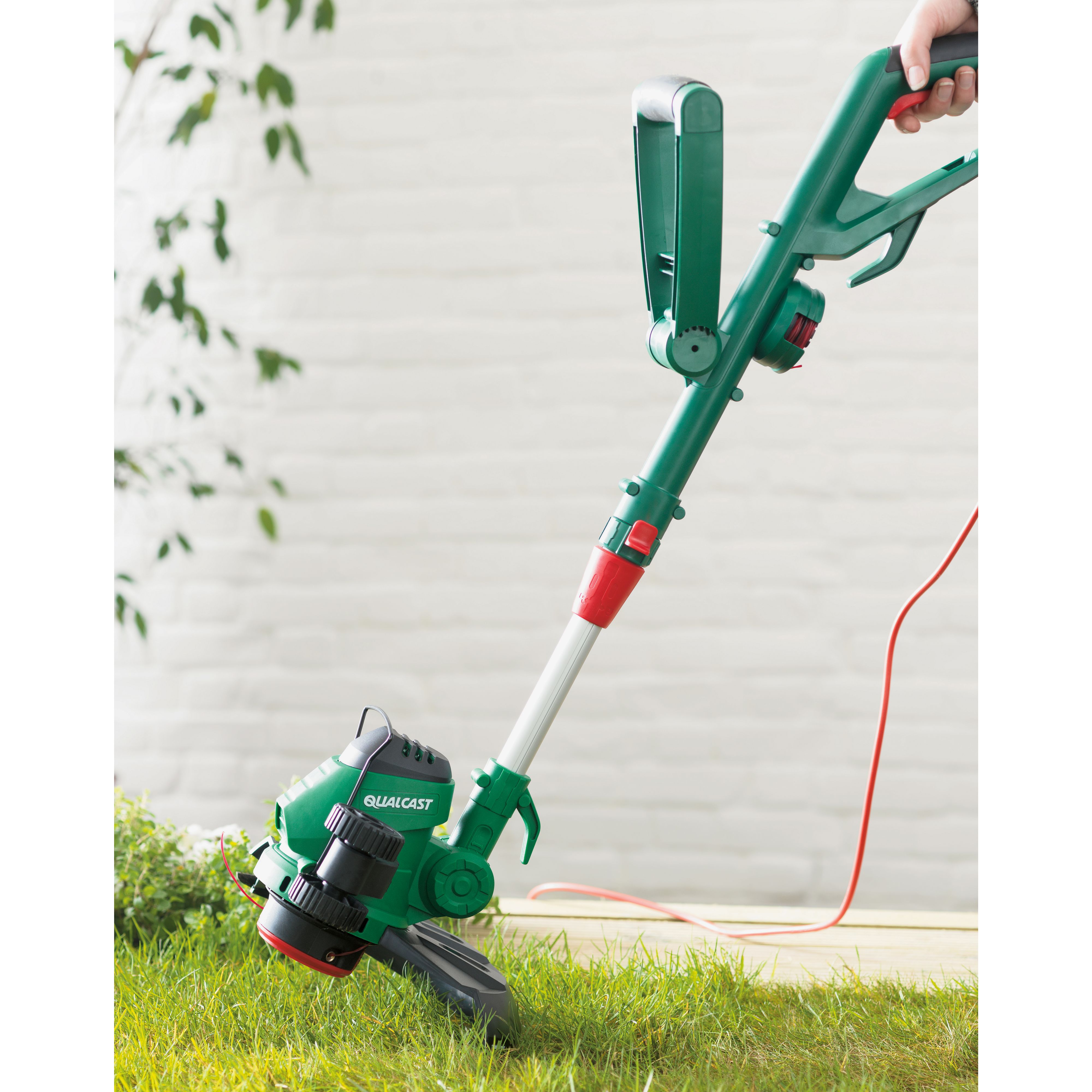 qualcast corded grass trimmer 600w