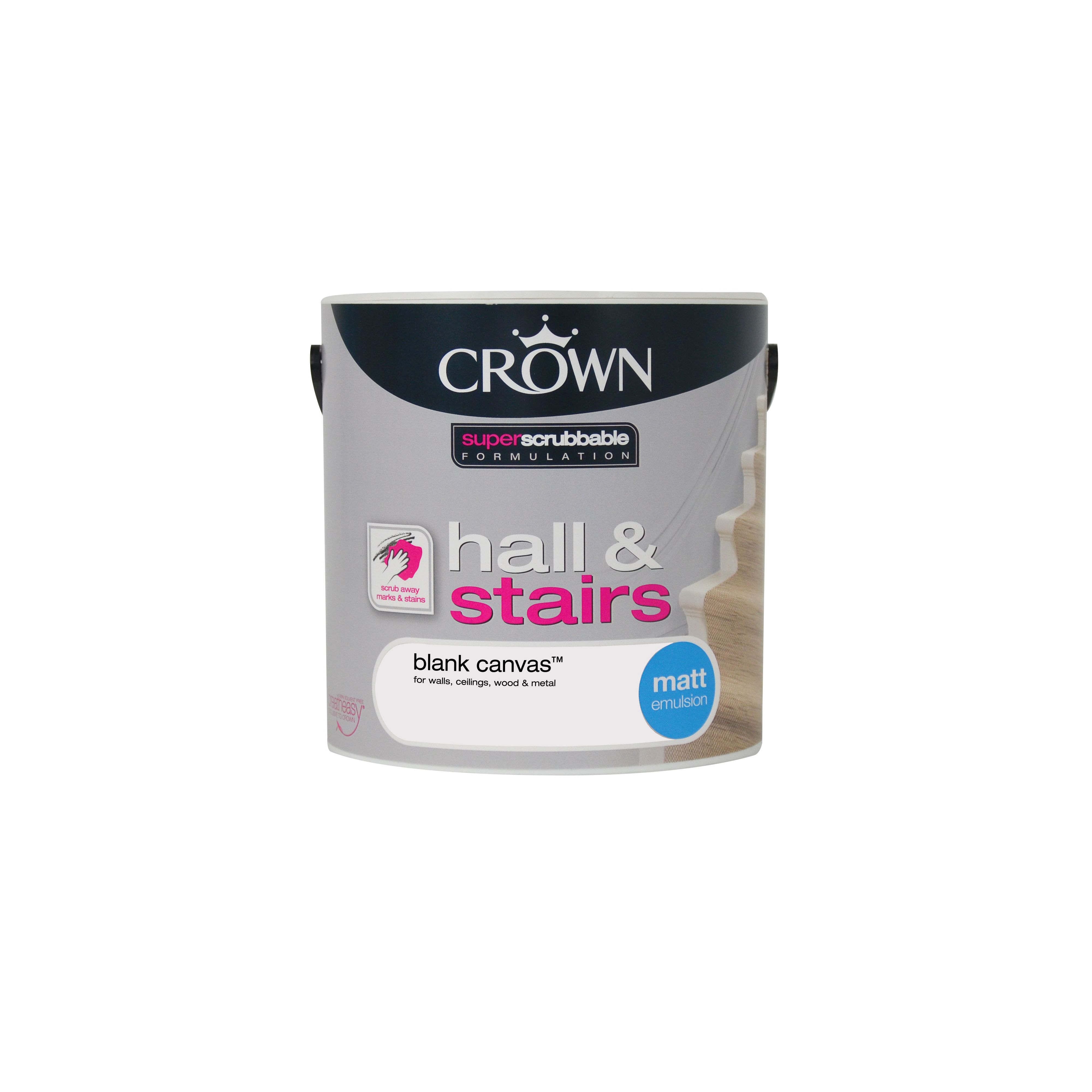 Crown Breatheasy Hall and Stairs Blank Canvas Matt 2.5L