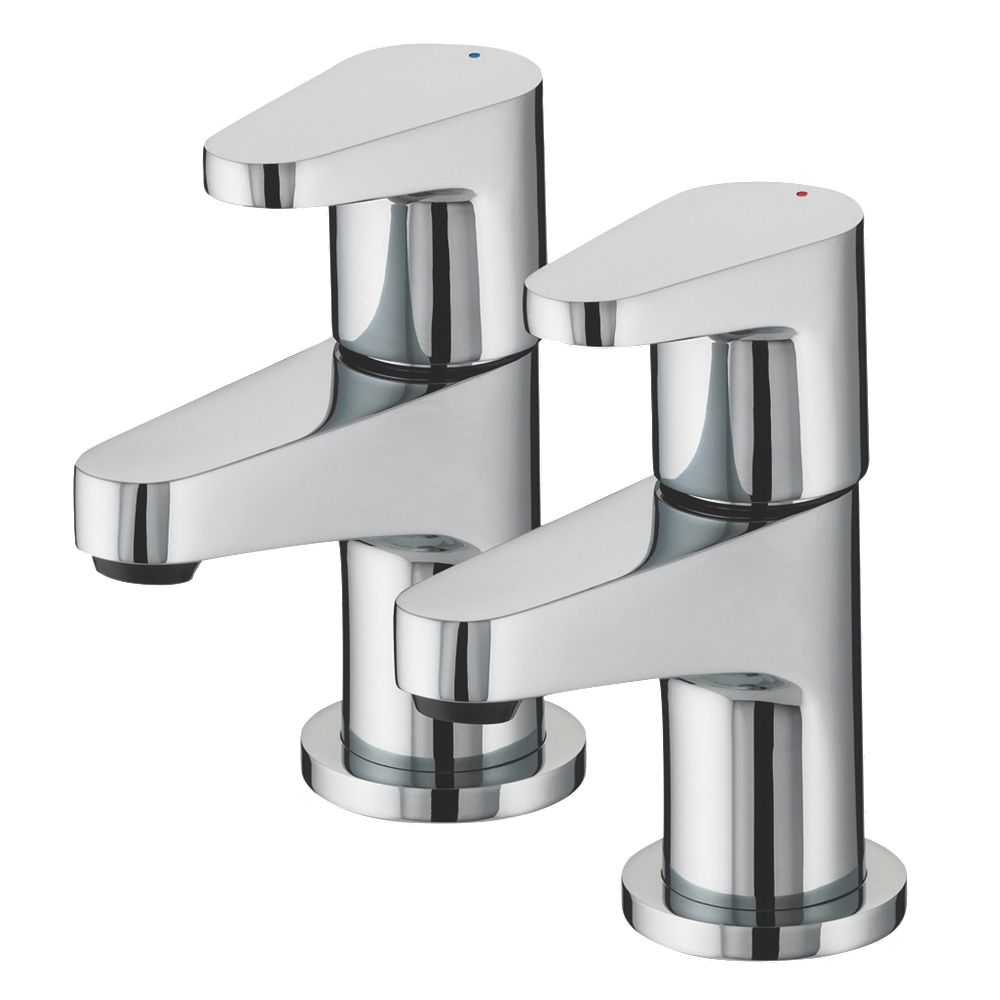 Bristan Quest Bathroom Basin Taps Pair