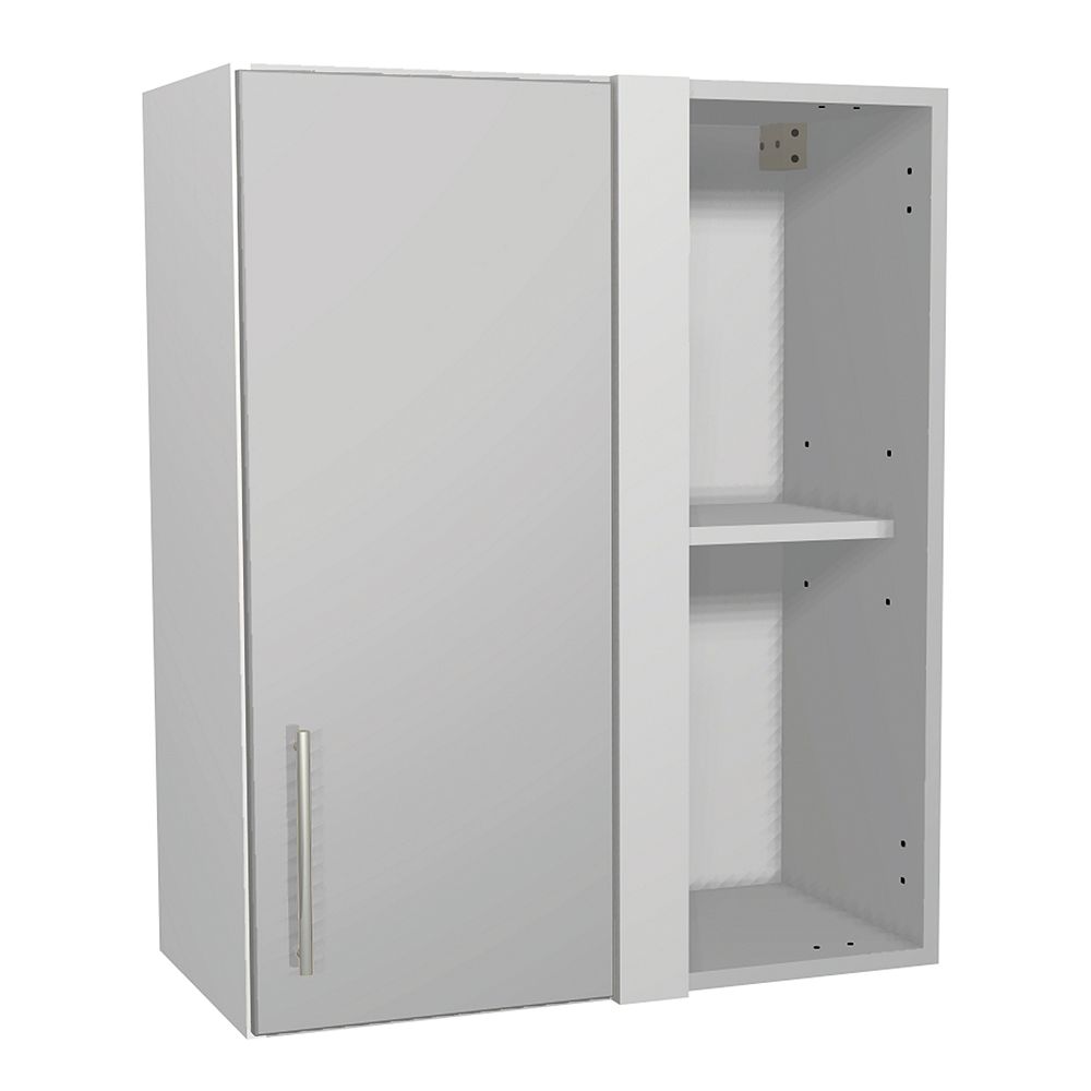 Wickes Orlando Grey Corner Wall Unit 600mm