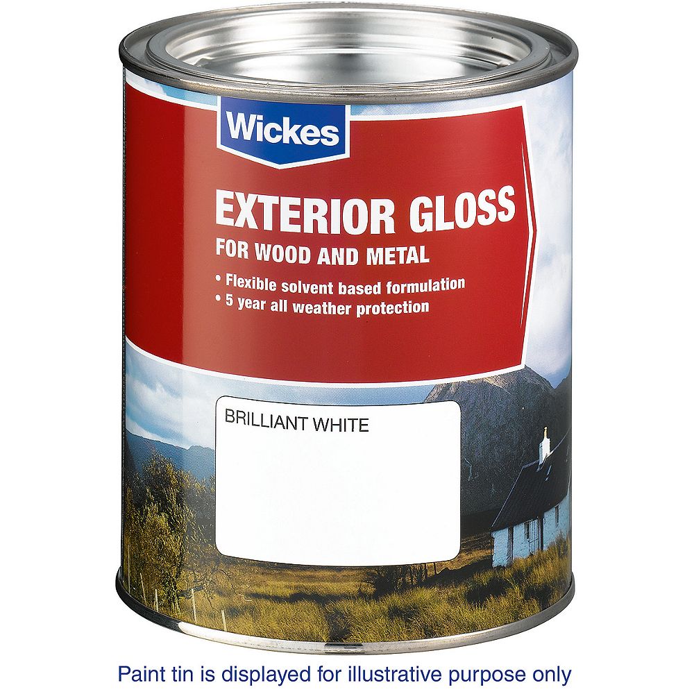 Wickes Exterior Gloss Paint Cashmere Dream 750ml